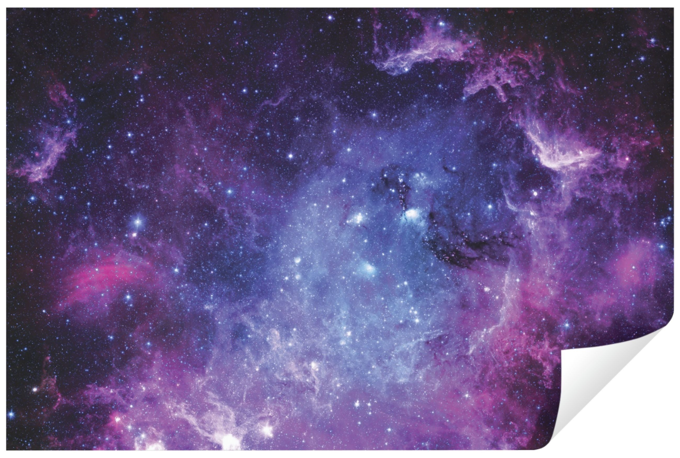 Wallarena Fototapete Kinderzimmer Mädchen Jungen Galaxy günstig online kaufen