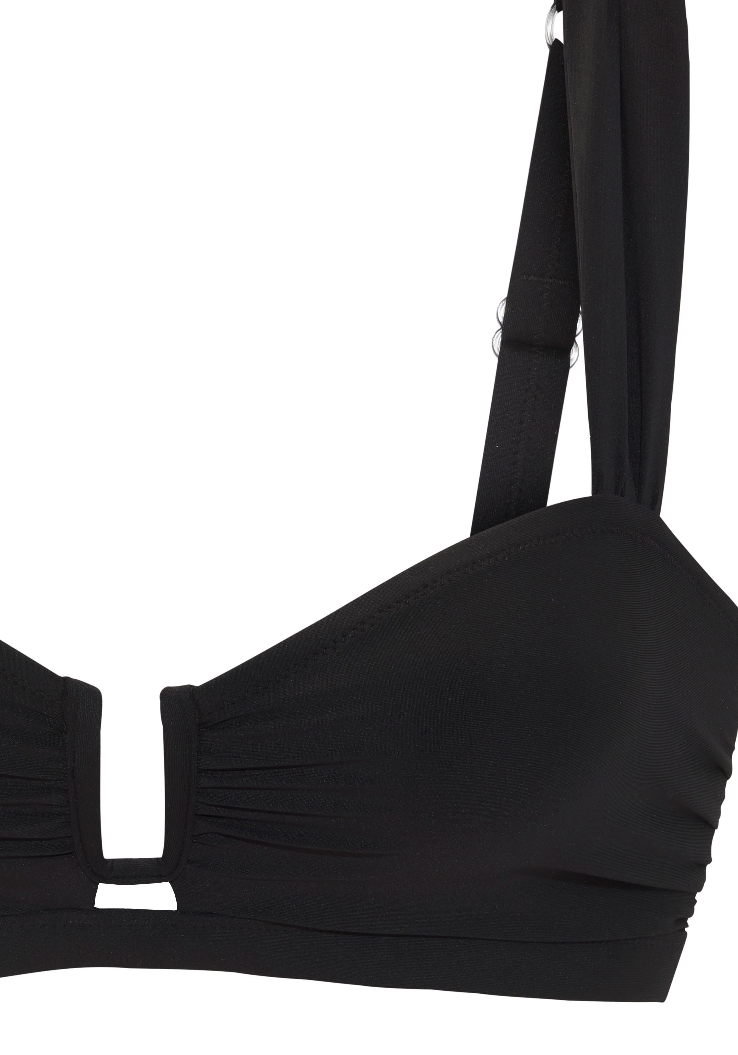 LASCANA Bandeau-Bikini mit modischer Zierschnalle – Bild 3 von 4