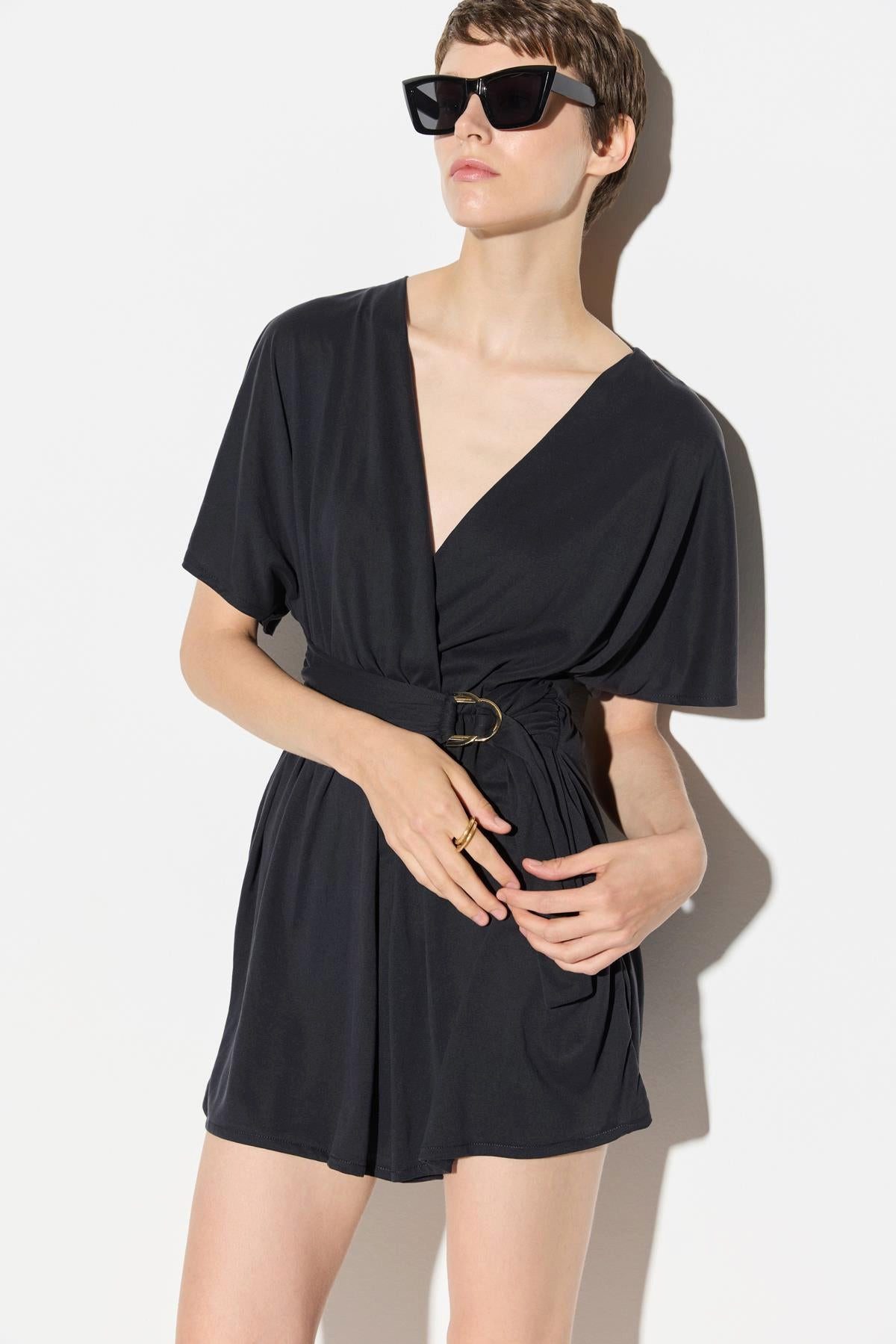 Overall Jumpsuit mit asymmetrischem Schnitt