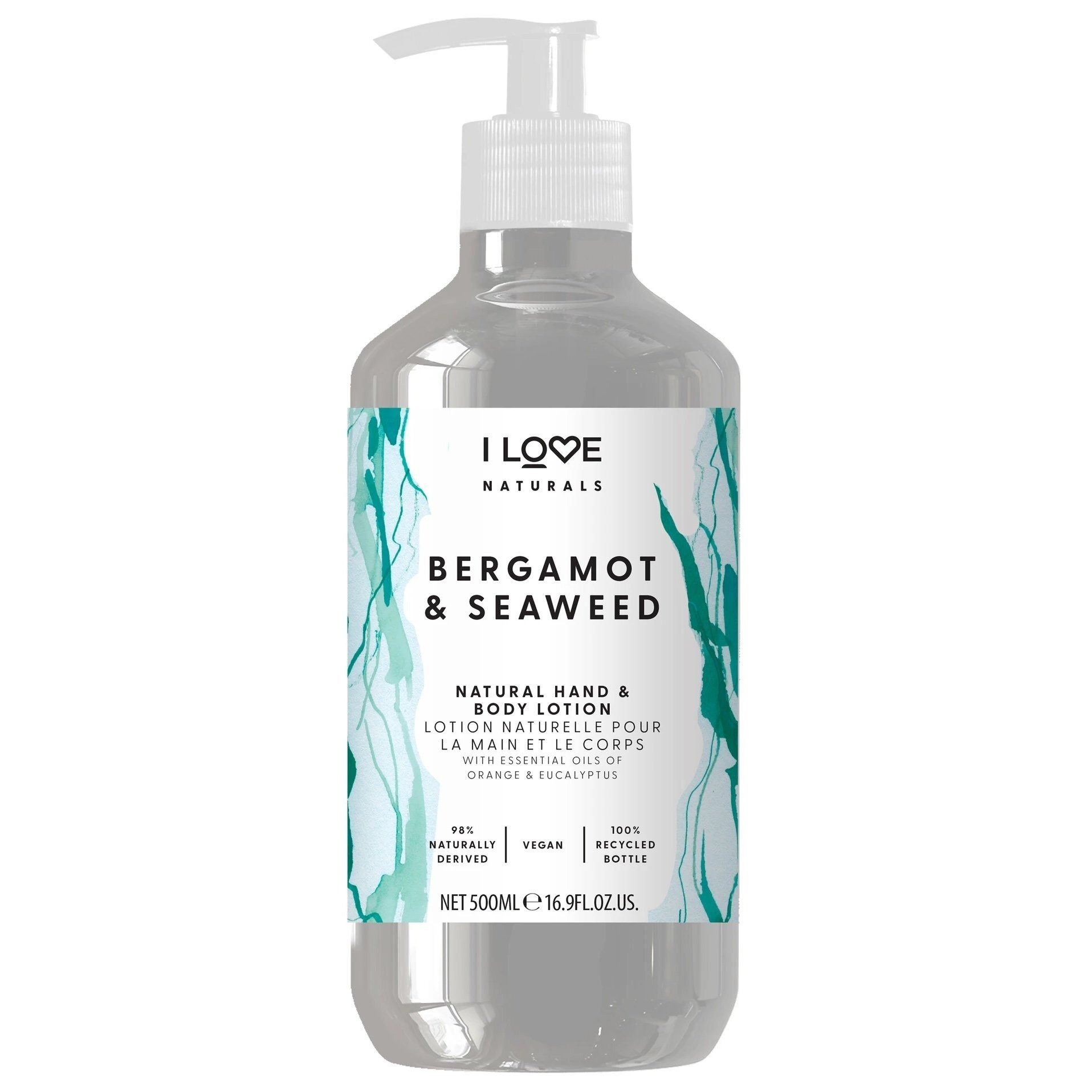 I Love... Handlotion I Love Bergamot & Seaweed Naturals Hand Lotion