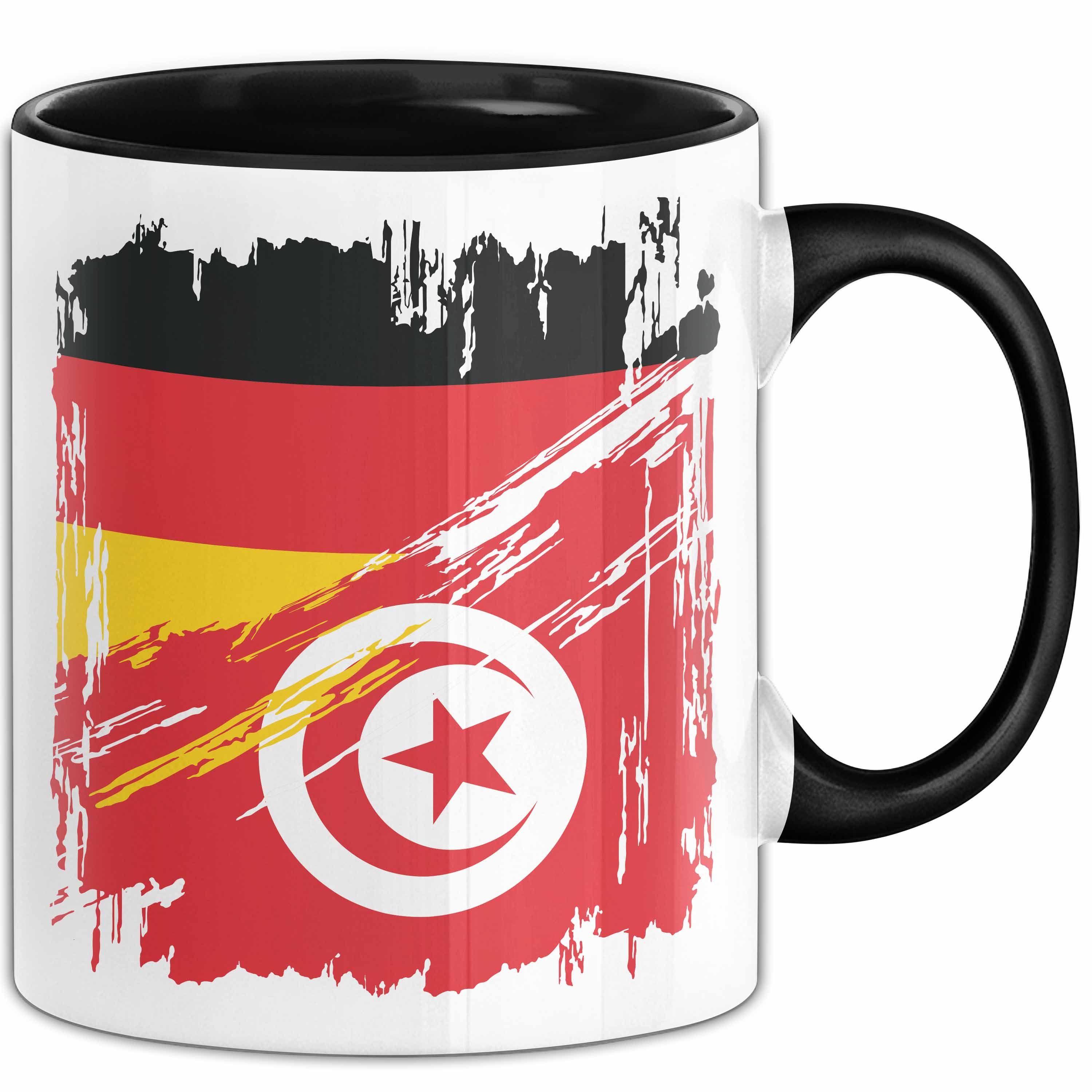 Trendation Tasse Türkei Deutschland Flagge Halb Deutscher Halb Türke Fußball Germany 20