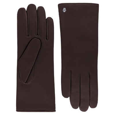 Roeckl Lederhandschuhe Leder-Handschuhe Futtermix aus Wolle und Kaschmir