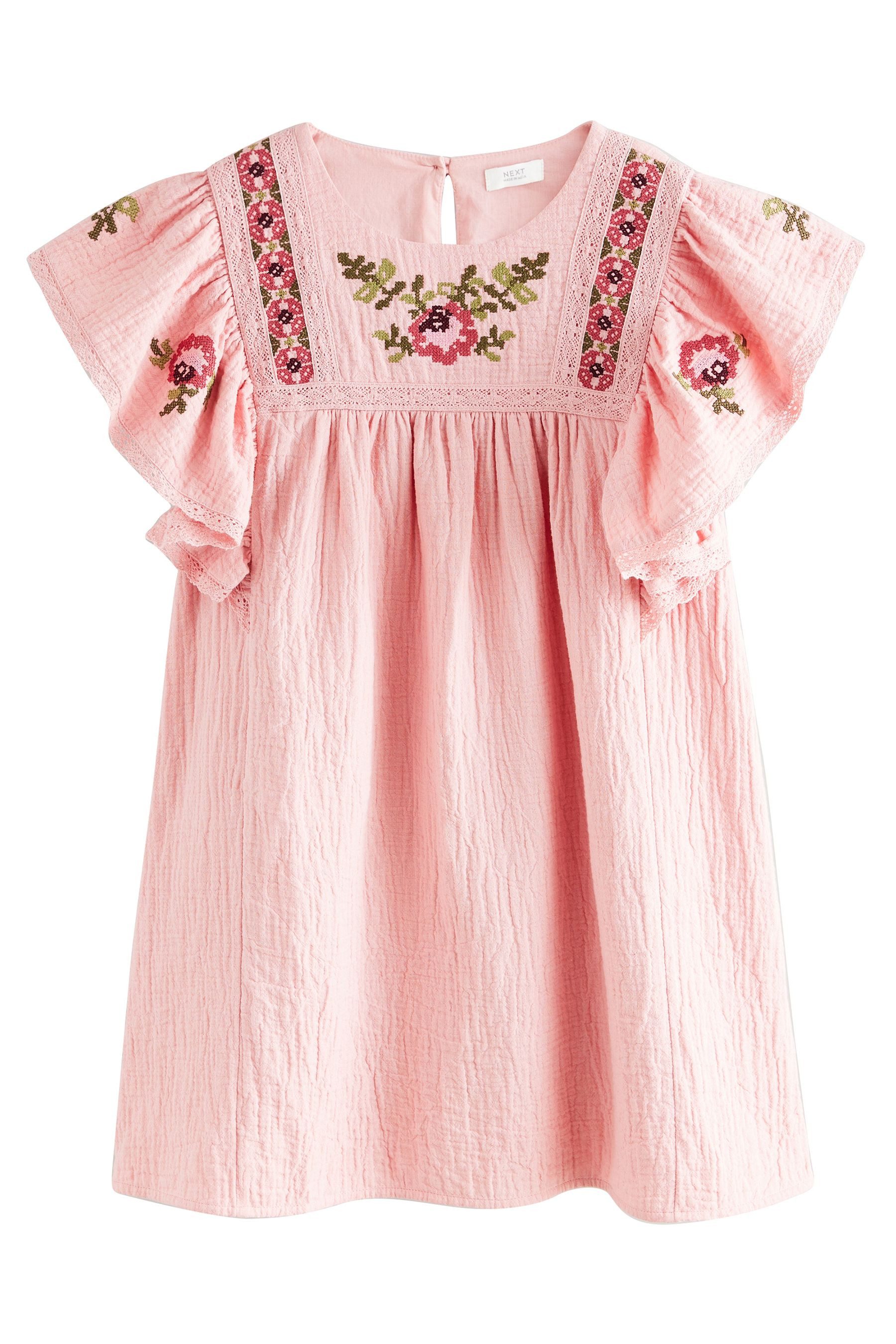 Next A-Linien-Kleid Kleid mit Stickerei aus günstig online kaufen