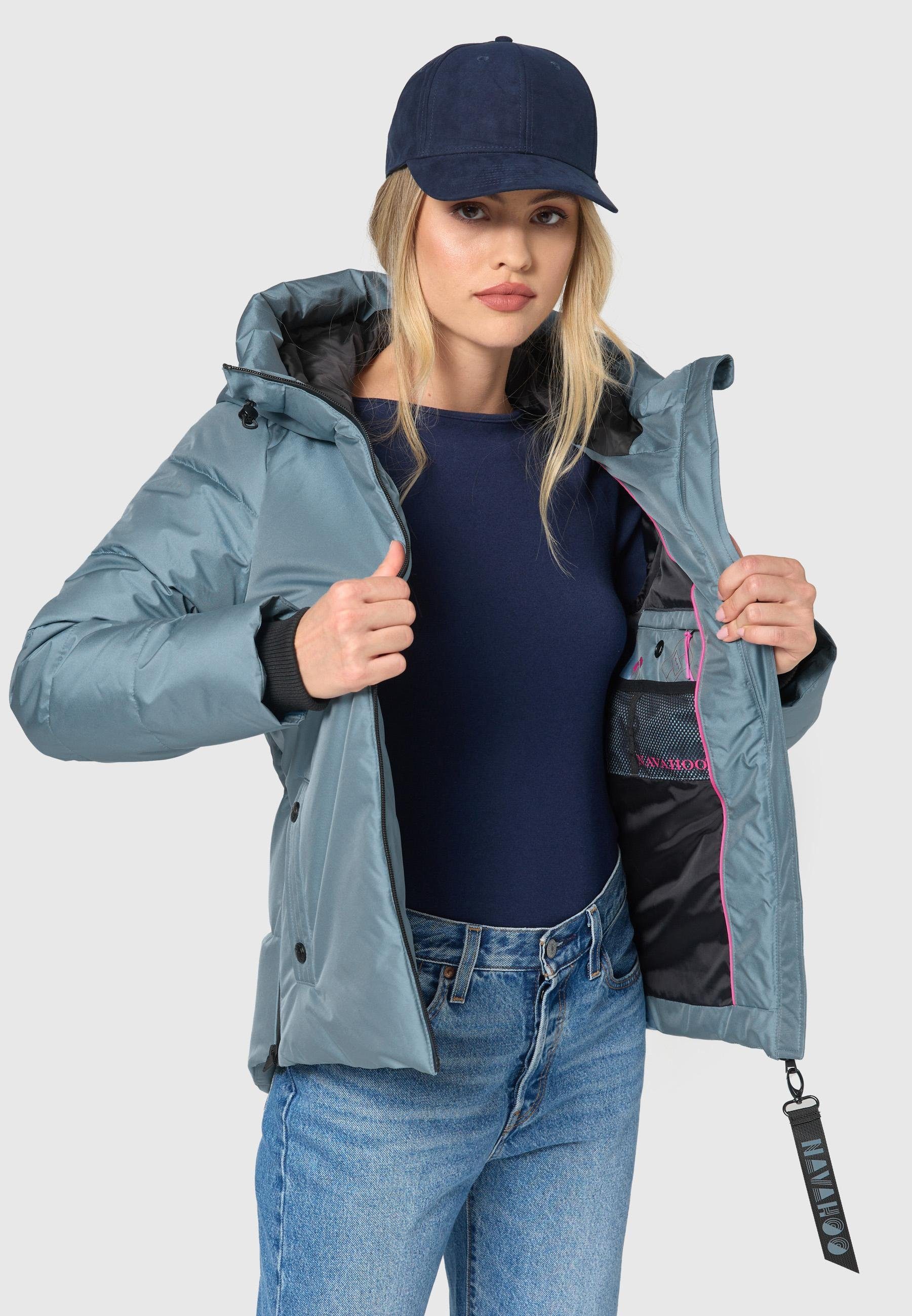 Navahoo Steppjacke Krümelein stylische Damen Winterjacke mit dezenter Steppung