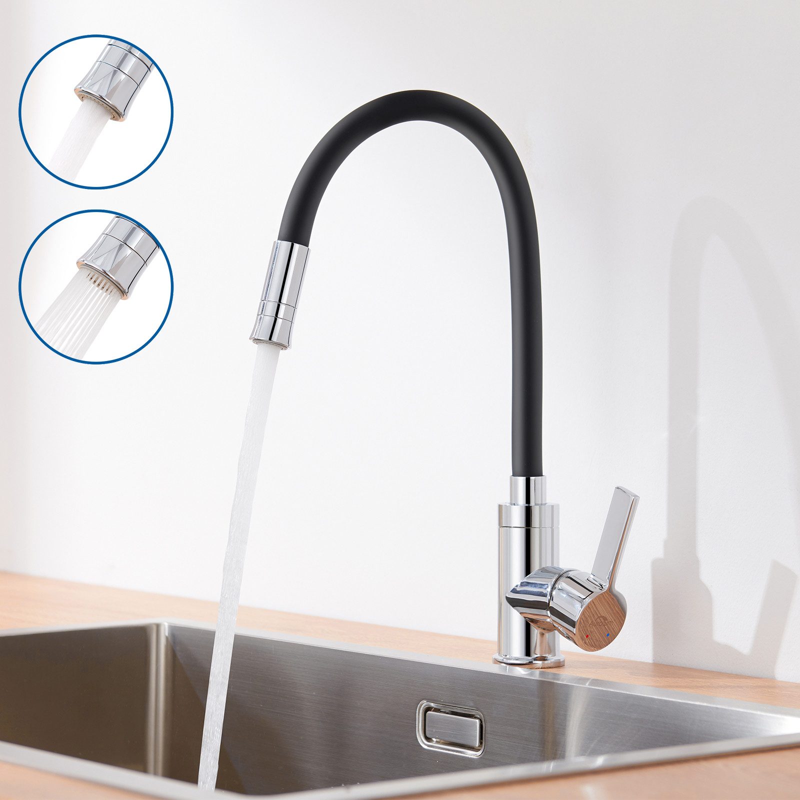 Auralum Max Küchenarmatur Spültischarmatur mit flexible günstig online kaufen