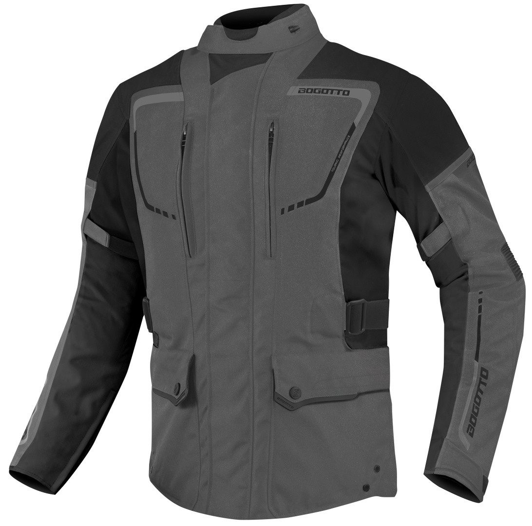 Bogotto Motorradjacke Azury 2in1 wasserdichte Motorrad Textiljacke Rückenprotektor vorbereitet,Ellenbogenprotektoren enthalten,herau