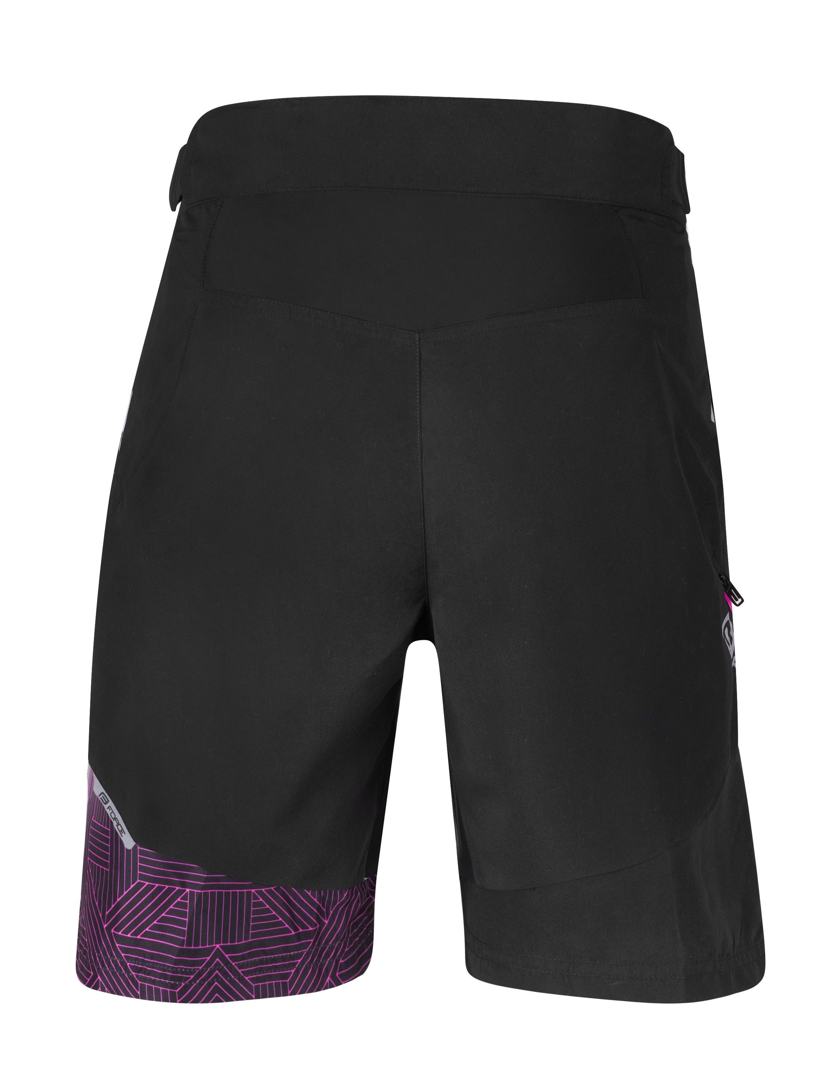 FORCE Fahrradhose FORCE Shorts STORM pink-schwarz günstig online kaufen
