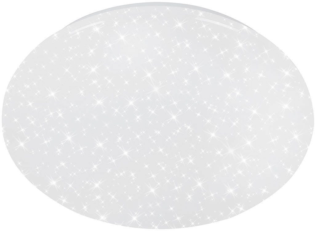 Briloner Leuchten LED Deckenleuchte Bad LED Deckenleuchte-Sternenhimmel, weiß, LED/18W