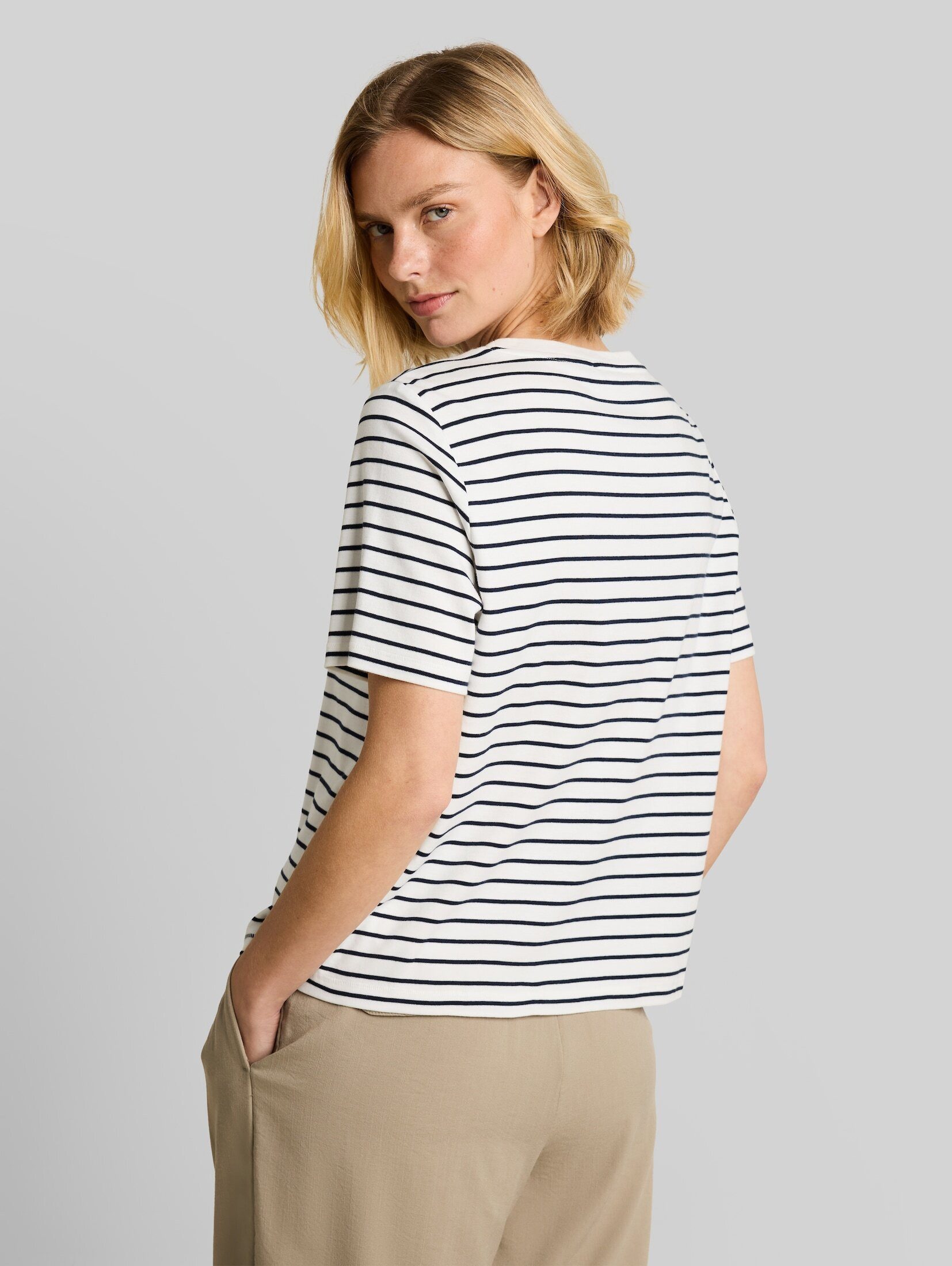 TOM TAILOR T-Shirt T-Shirt T-Shirt mit Schriftzug