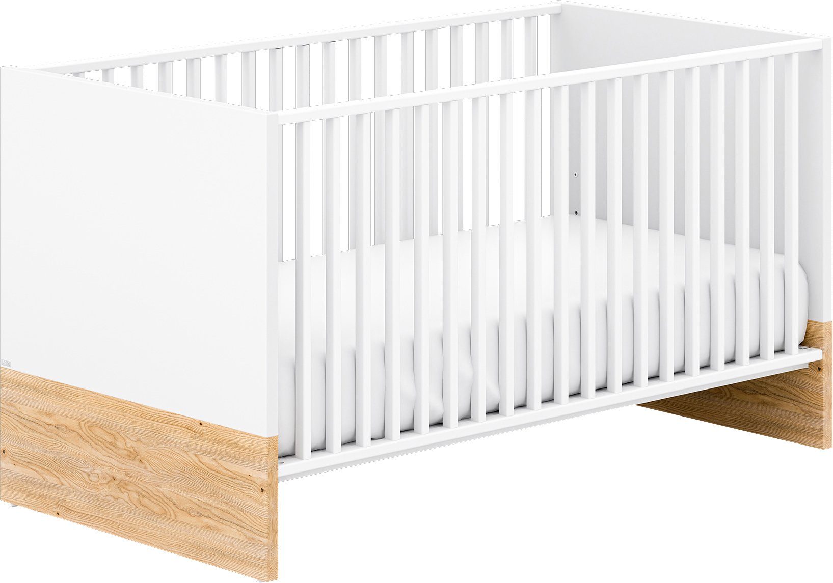 PAIDI Babybett YOLANDA, 4-fach höhenverstellbar, mit Airwell® Comfort Federleistenrost