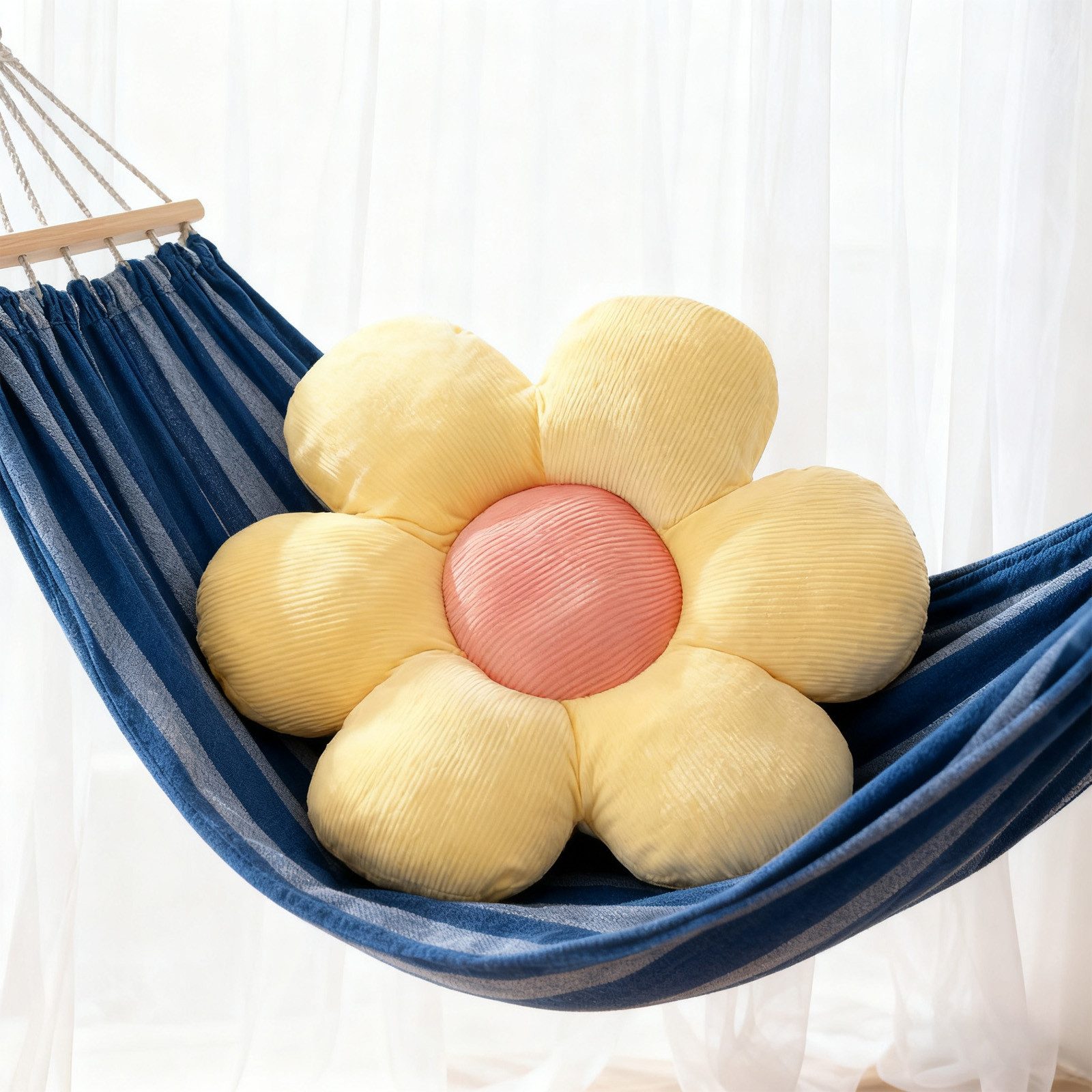 OKWISH Dekokissen Blumen-Sitzkissen 40 cm Weiches Plüsch-Kissen Sofakissen günstig online kaufen