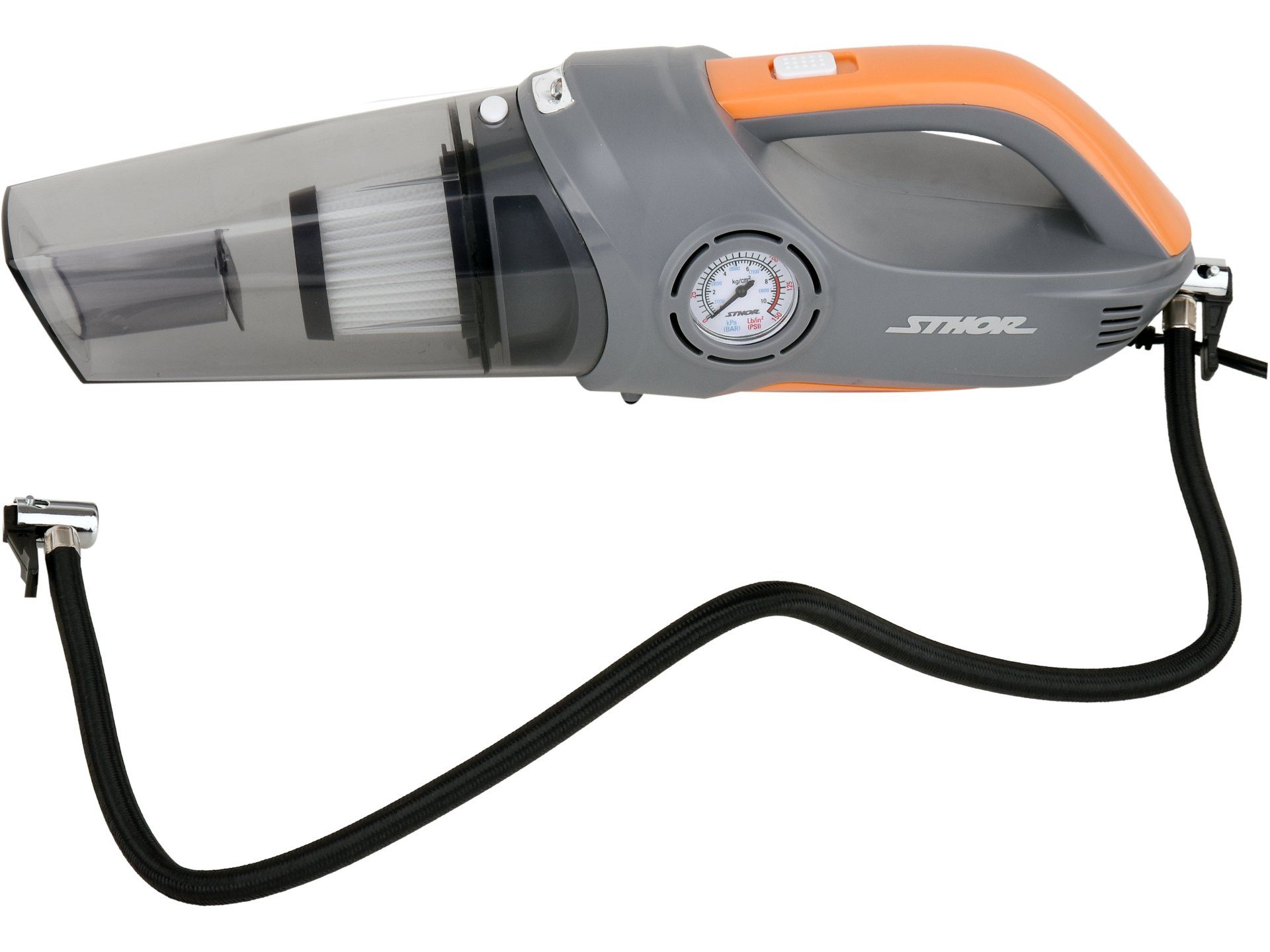 Sthor Akku-Handstaubsauger Handstaubsauger 12V, 80W, Beutellos, Auto-Staubsauger