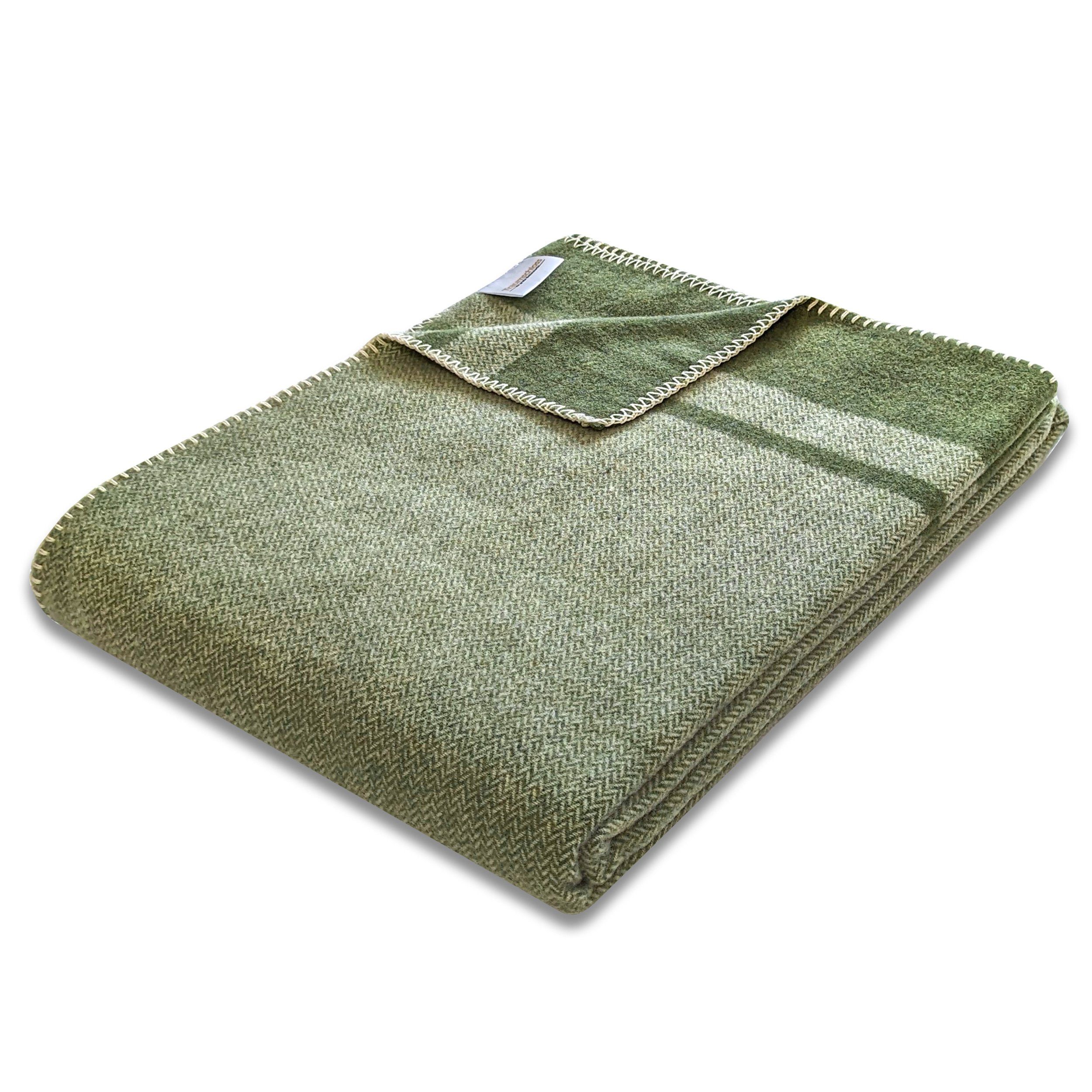 Komfort Wolle, grün Wohndecke unvergleichlicher Naturale, Traumschloss, 100%