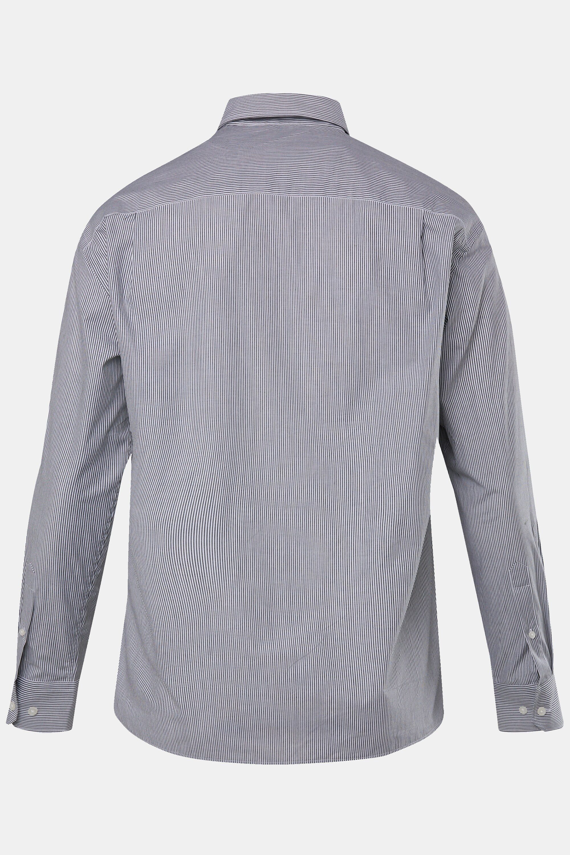 Boston Park Businesshemd Streifenhemd Langarm Buttondown-Kragen Comfort Fit