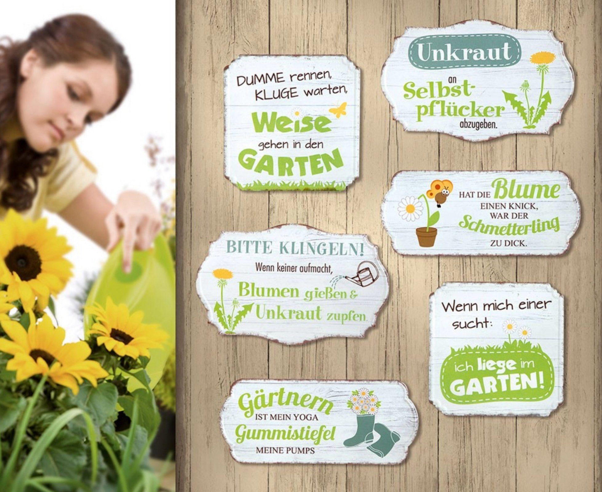 GILDE Wandbild, Garten