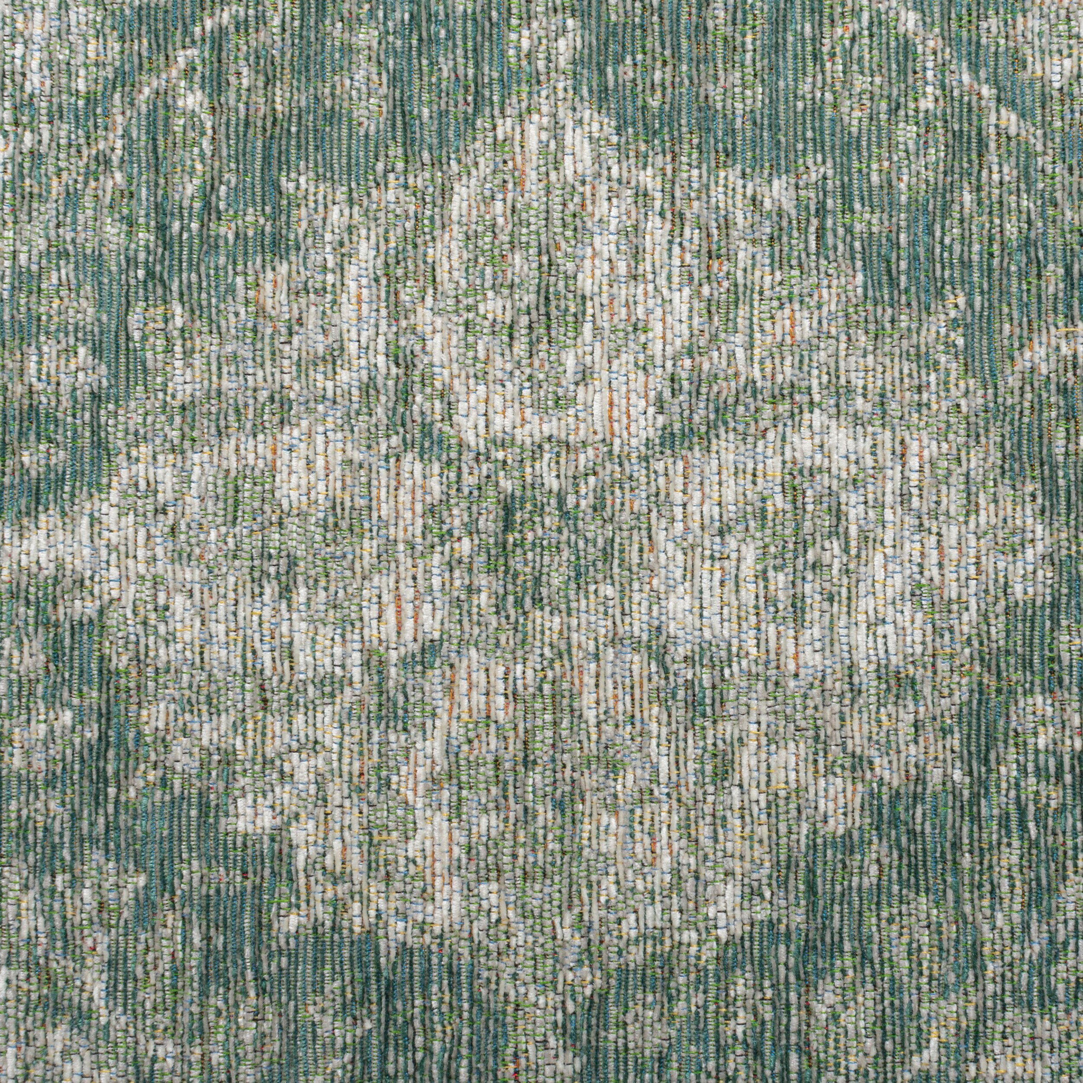 Antique, mm, Vintage-Muster Teppich Höhe: FLAIR grün rechteckig, 4 RUGS,