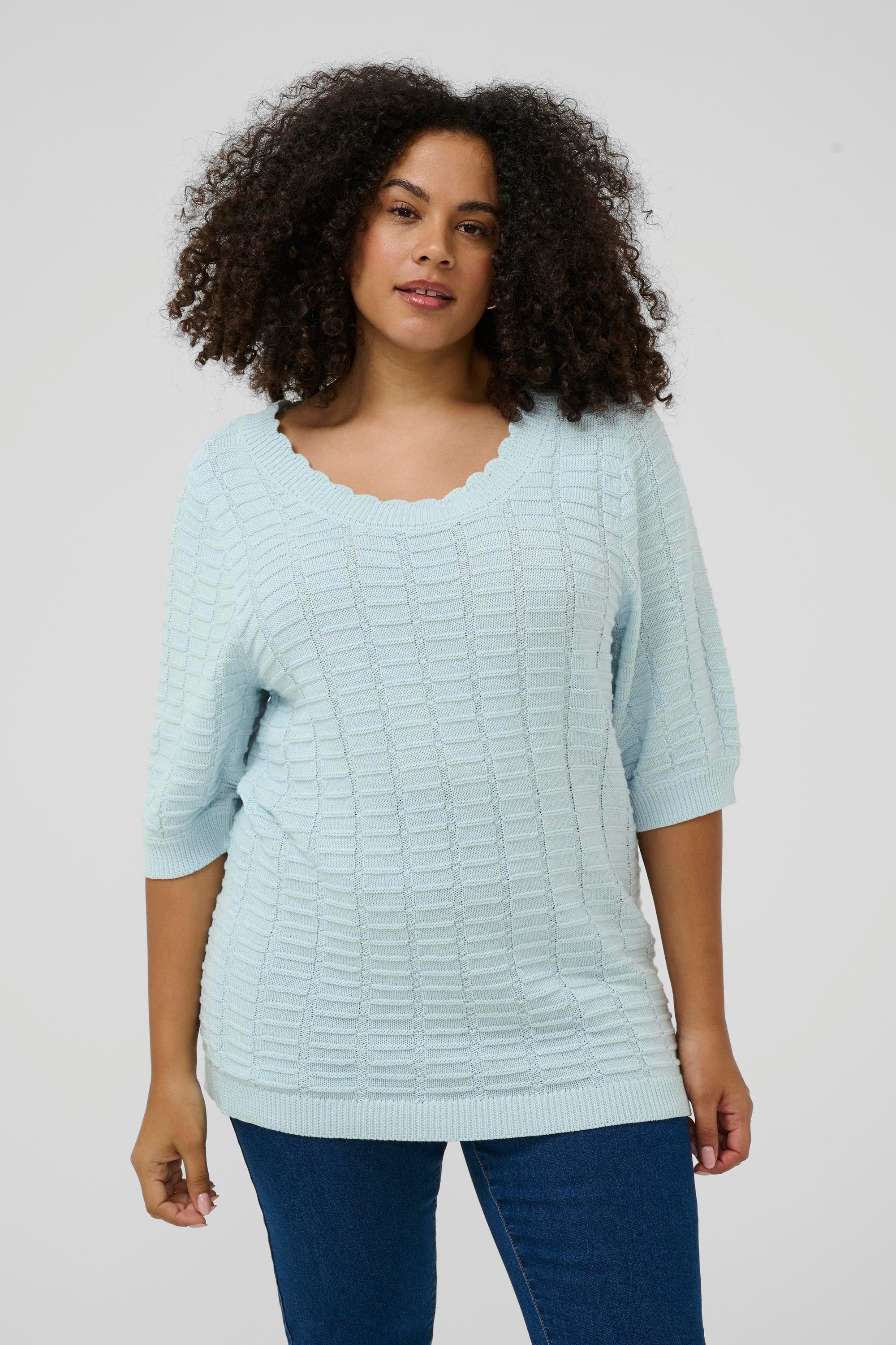 KAFFE Curve Strickpullover Strickpullover KClotia Große Größen günstig online kaufen