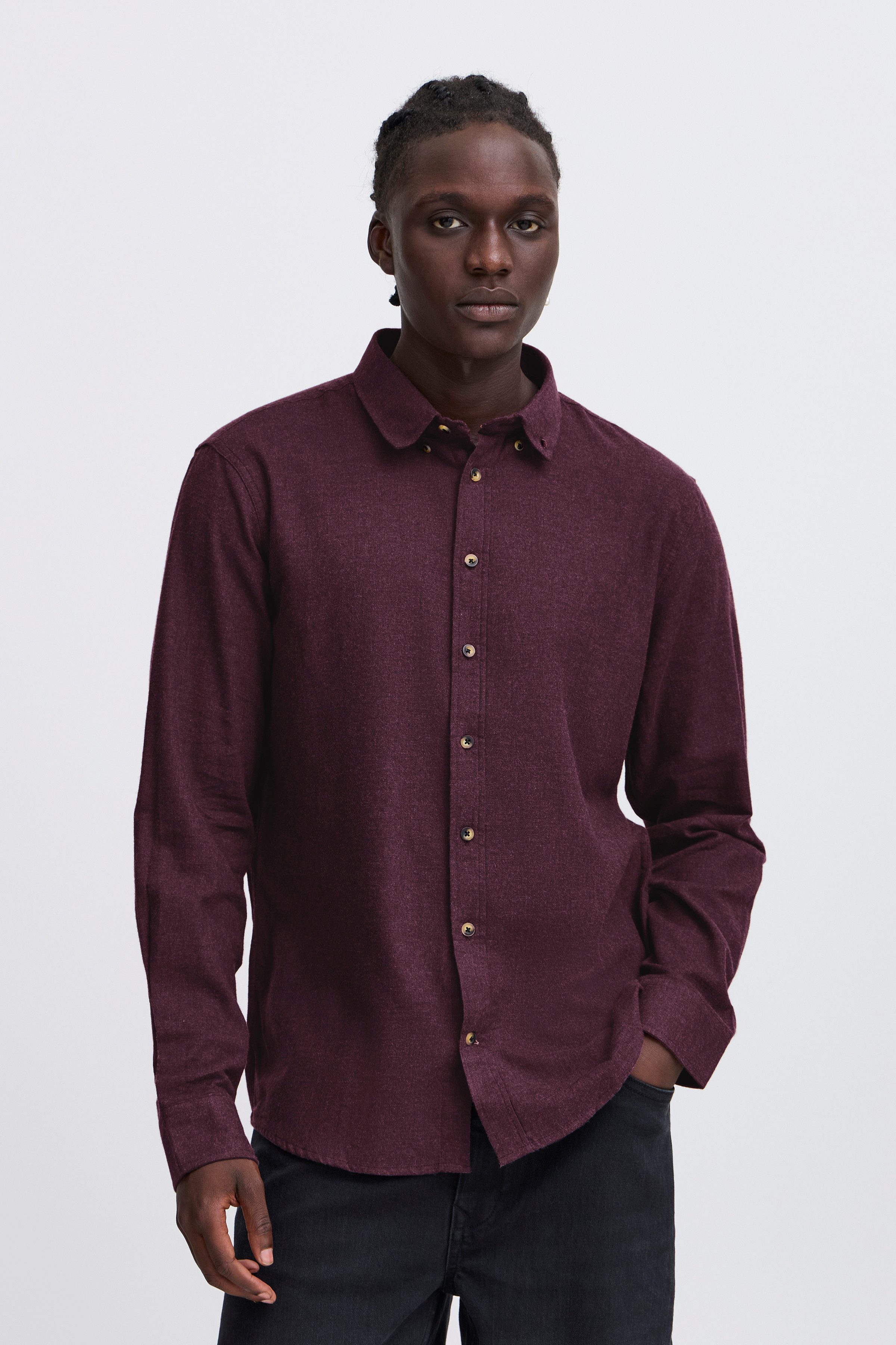 Blend Langarmhemd BHBurley shirt Baumwolle, regular fit