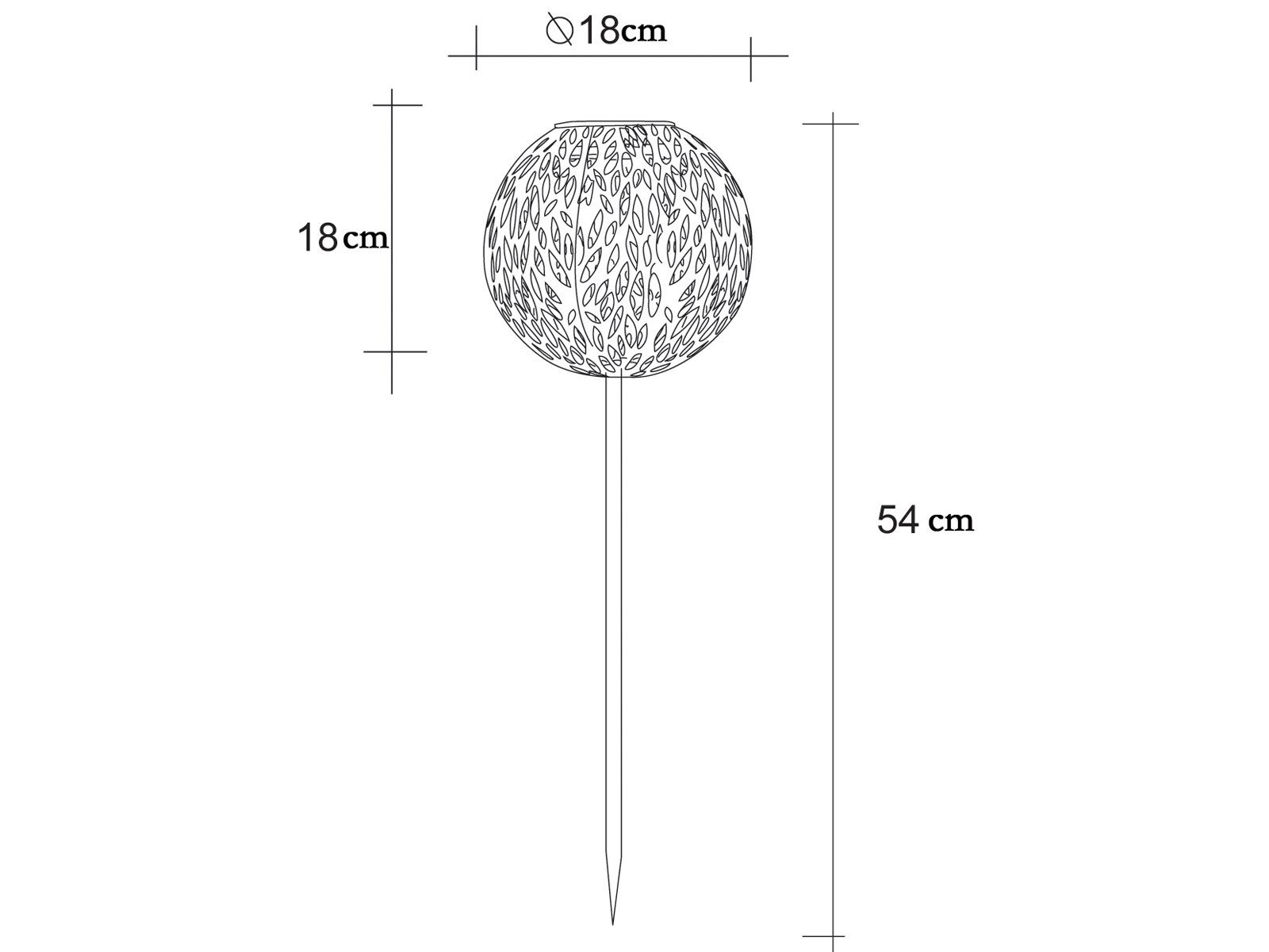 GLOBO LIGHTING LED Solarleuchte, LED fest integriert, Warmweiß, 3er Set Leuchtkugeln Garten-kugeln Solarlicht Ideen Gartenbeleuchtung