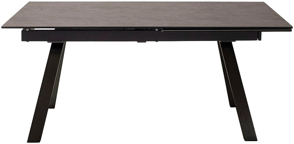 MCA furniture Esstisch TOBAGO Auszugtisch 180-260 cm (Einzelstück), Keramik,Metall,Stirnauszug,ausziehbar,Tischplatte 13 mm