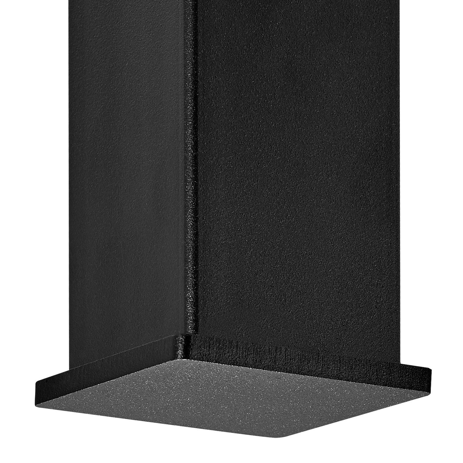 SO-TECH® Möbelfuß Tischgestell Bankgestell Bankuntergestell Tischkufe, (1-St), H-Form Stahl schwarz Profil 50 x 50mm Höhe 420mm Tiefe 305mm