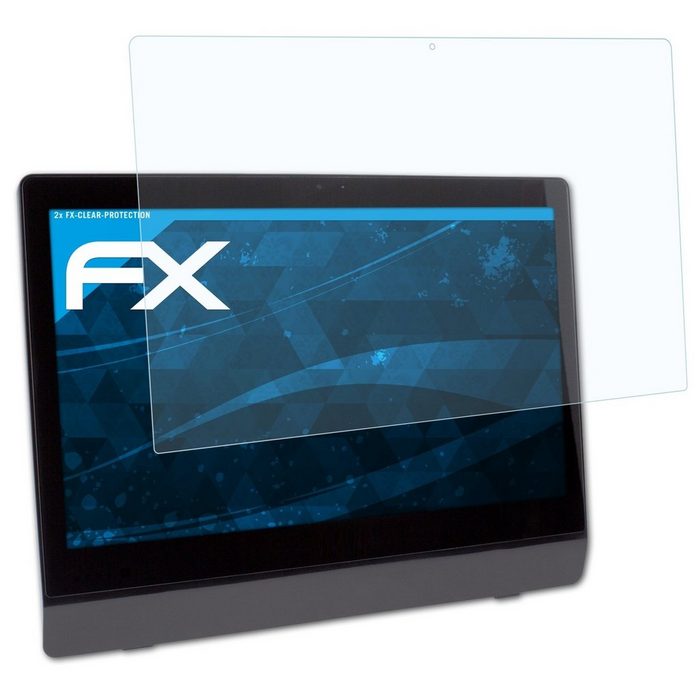 atFoliX Schutzfolie Displayschutz für Terra all-in-one PC 2411 (2 Folien) Ultraklar und hartbeschichtet