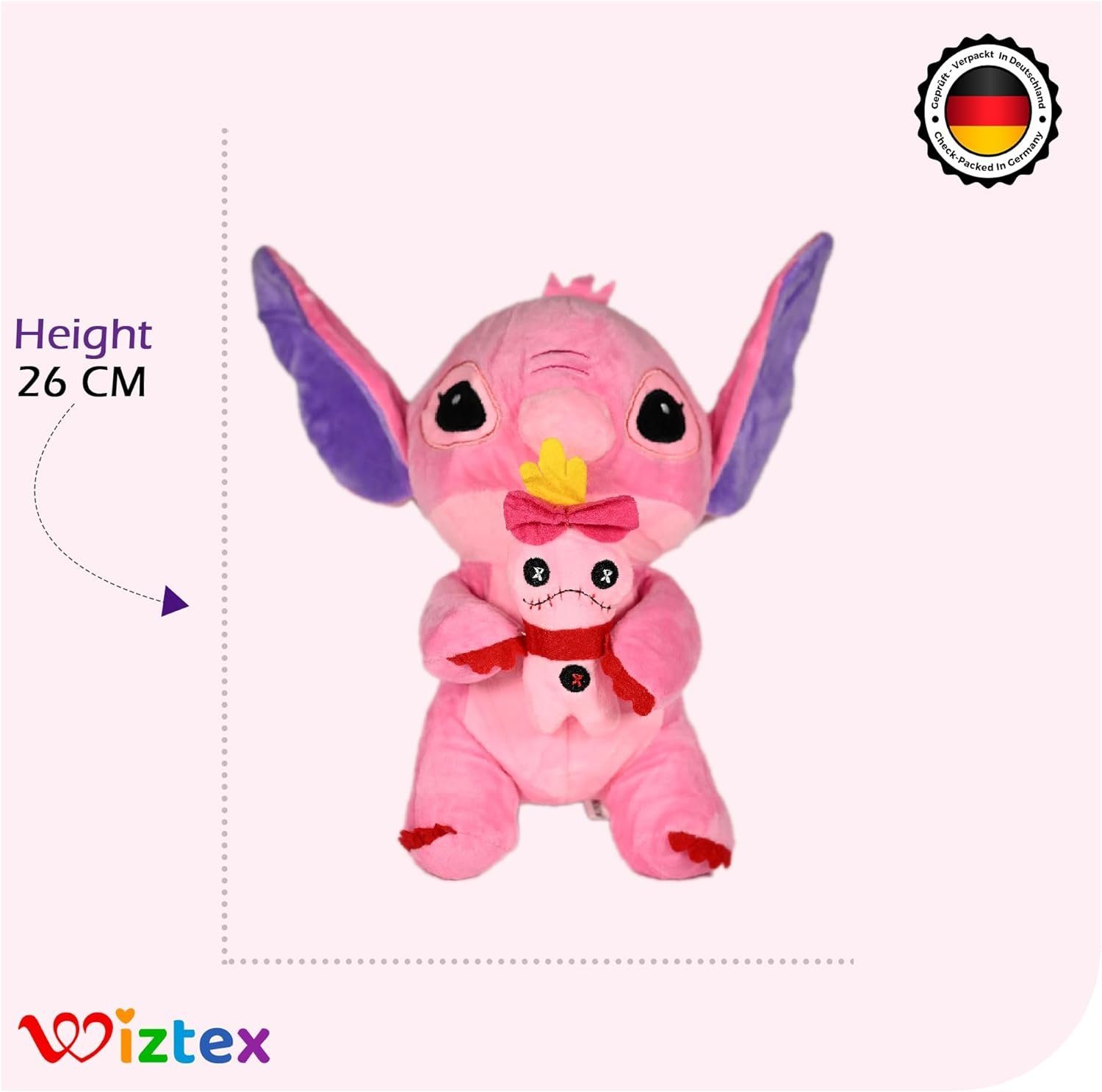 Wiztex Plüschfigur Stitch 26 cm Plüschfigur günstig online kaufen