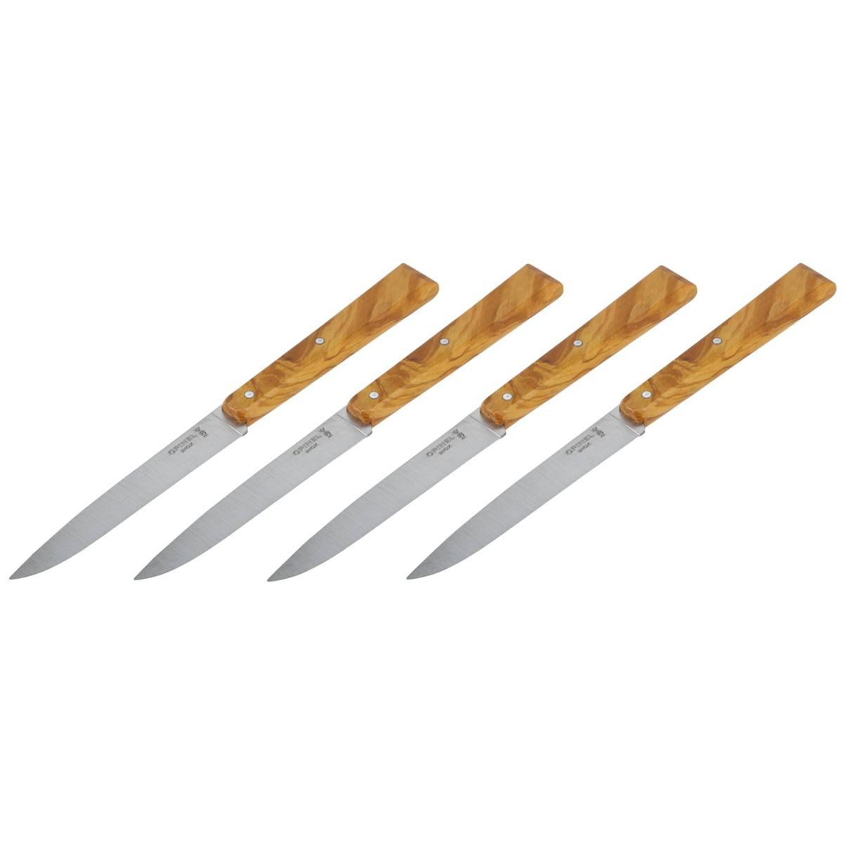 Opinel Zubereitungsmesser Tafelmesser-Set No. 125 Bon Appetit natur