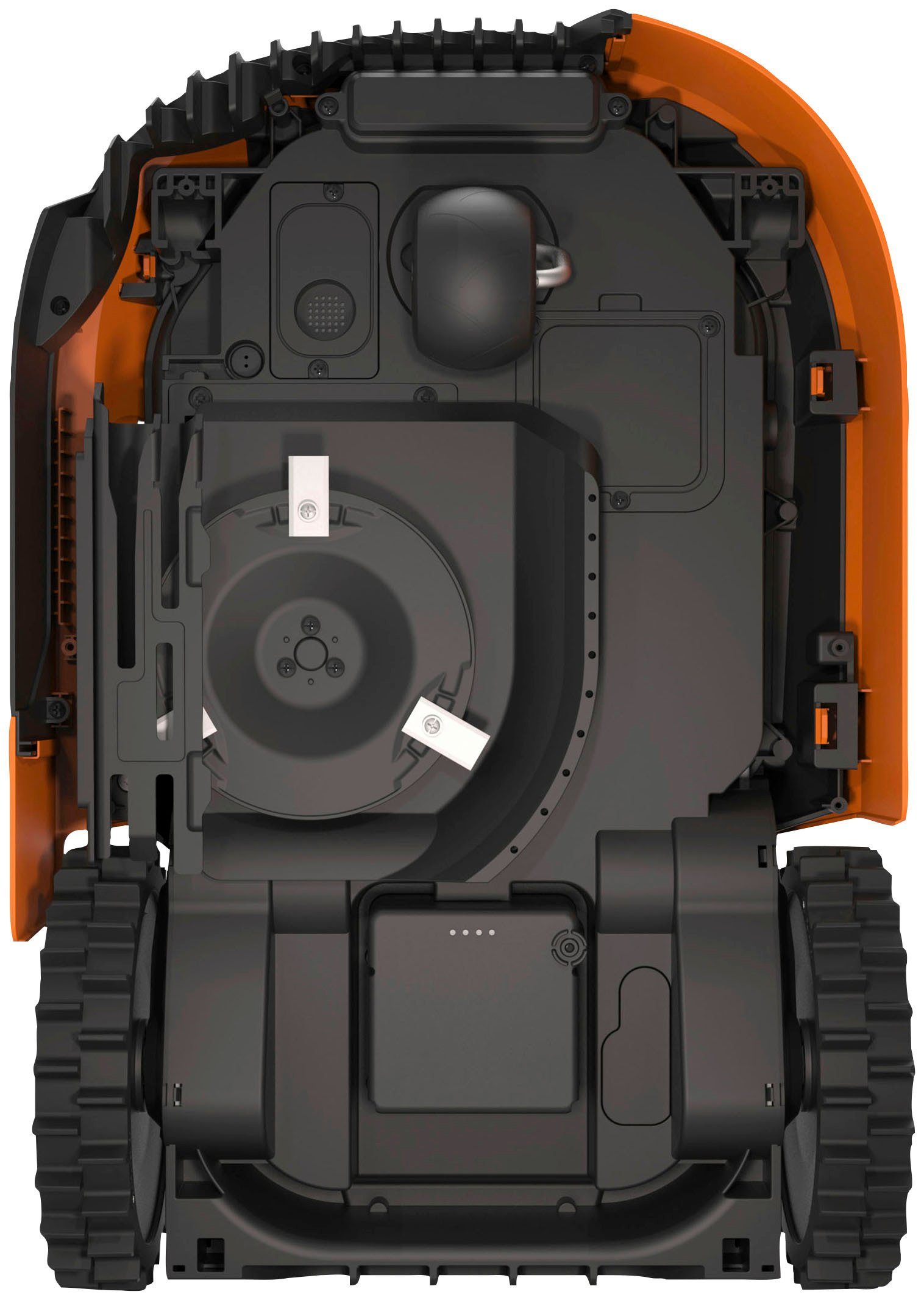 Worx Landroid M500 Plus robotic lawnmower, for lawns up to 500 m², (Set), 500m², 20V/2Ah, 18cm/30-60mm, WiFi/Bluetooth, Cut to edge, PowerShare