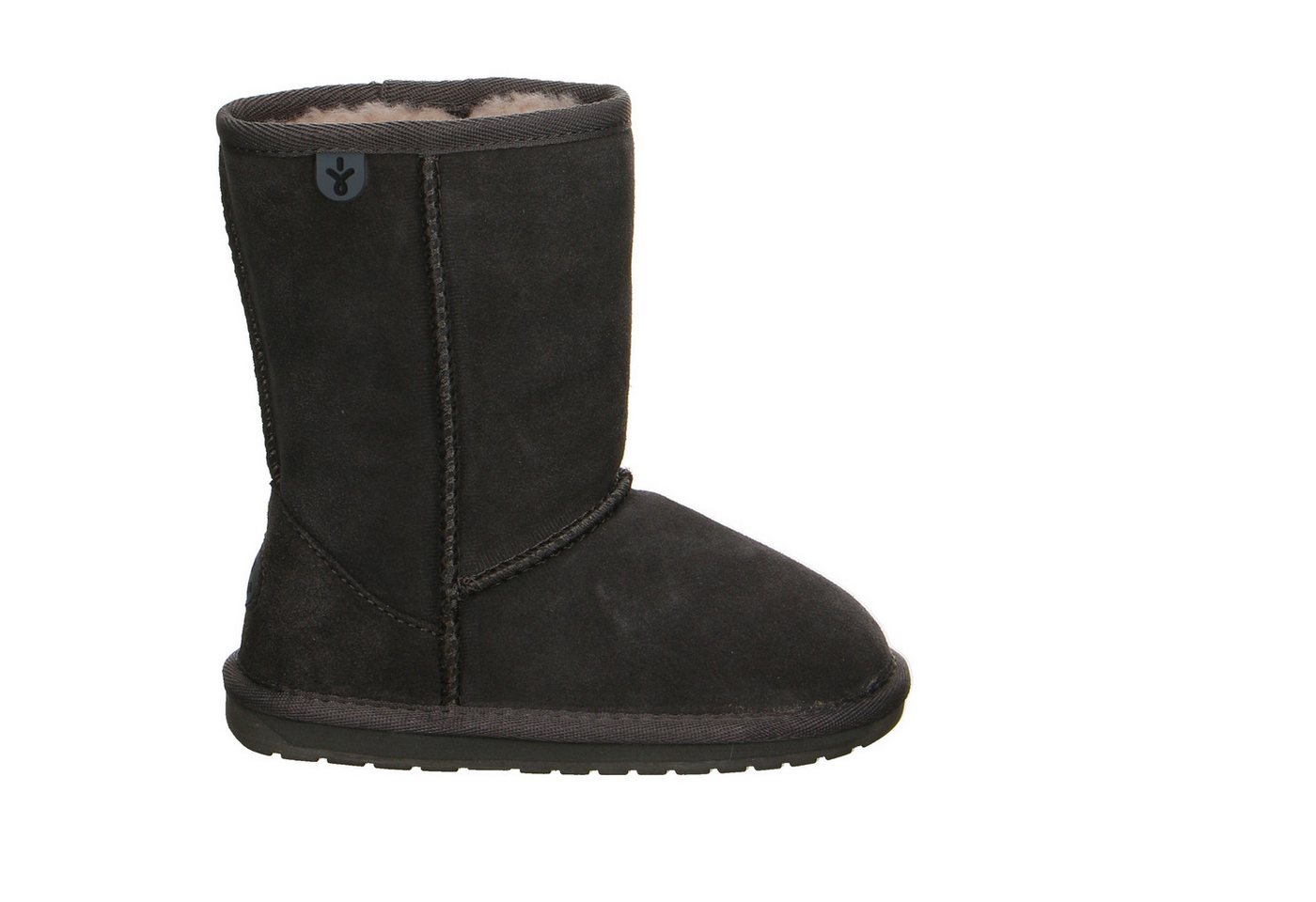 Emu Australia Emu Wallaby Lo Velour Schaftstiefel grau Stiefel