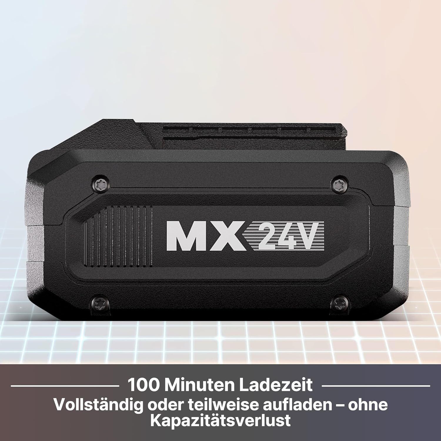 Lawnmaster 24V 4,0Ah Li-Ion Batterie Batterie, (1 St), für LAWNMASTER & VACMASTER