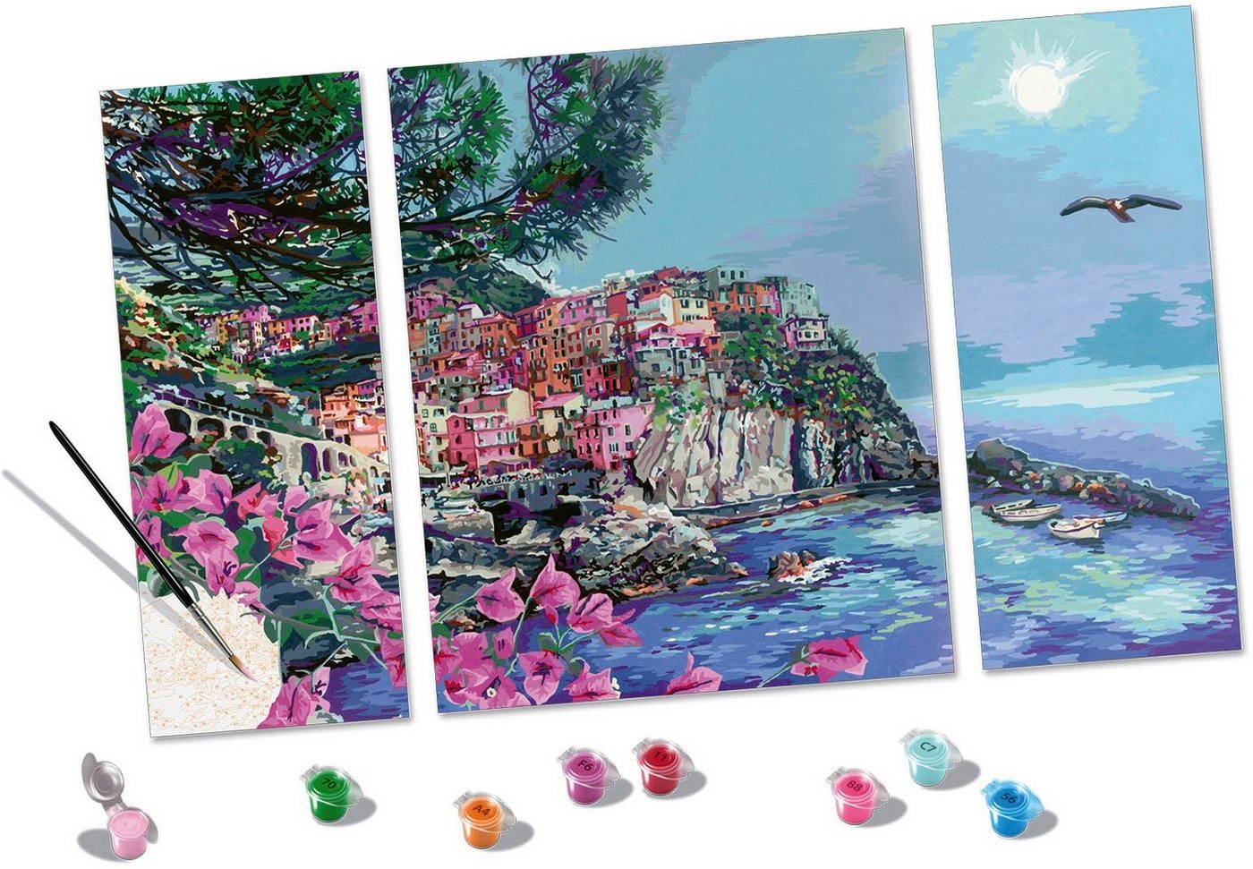 Thumbnail - Ravensburger Malen nach Zahlen CreArt, Cinque Terre, Made in Europe