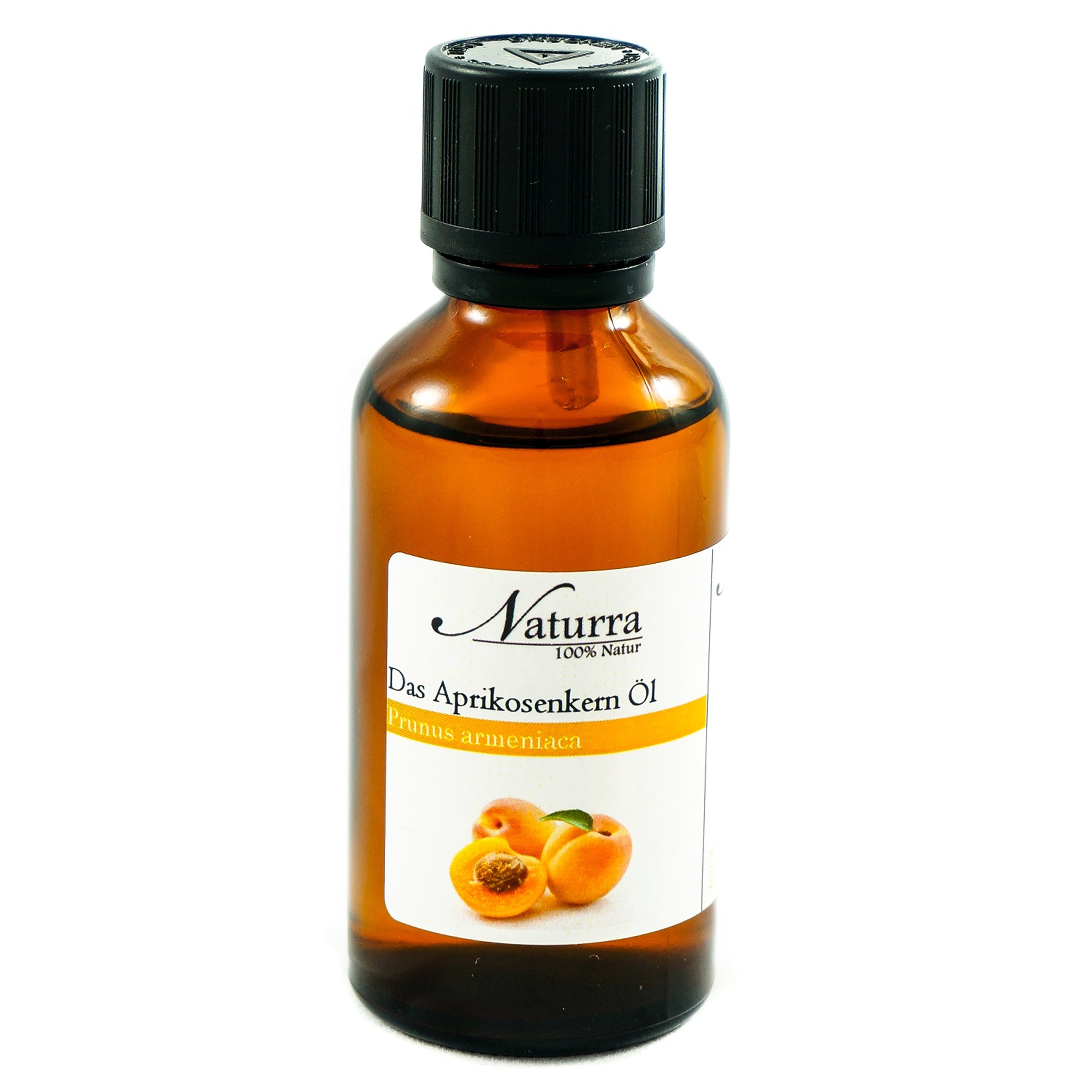 Naturra Körperöl Bio Aprikosenkernöl nativ, unraffiniert, Kaltgepresst, Premium Qualität, Upcycling Beauty, Glas