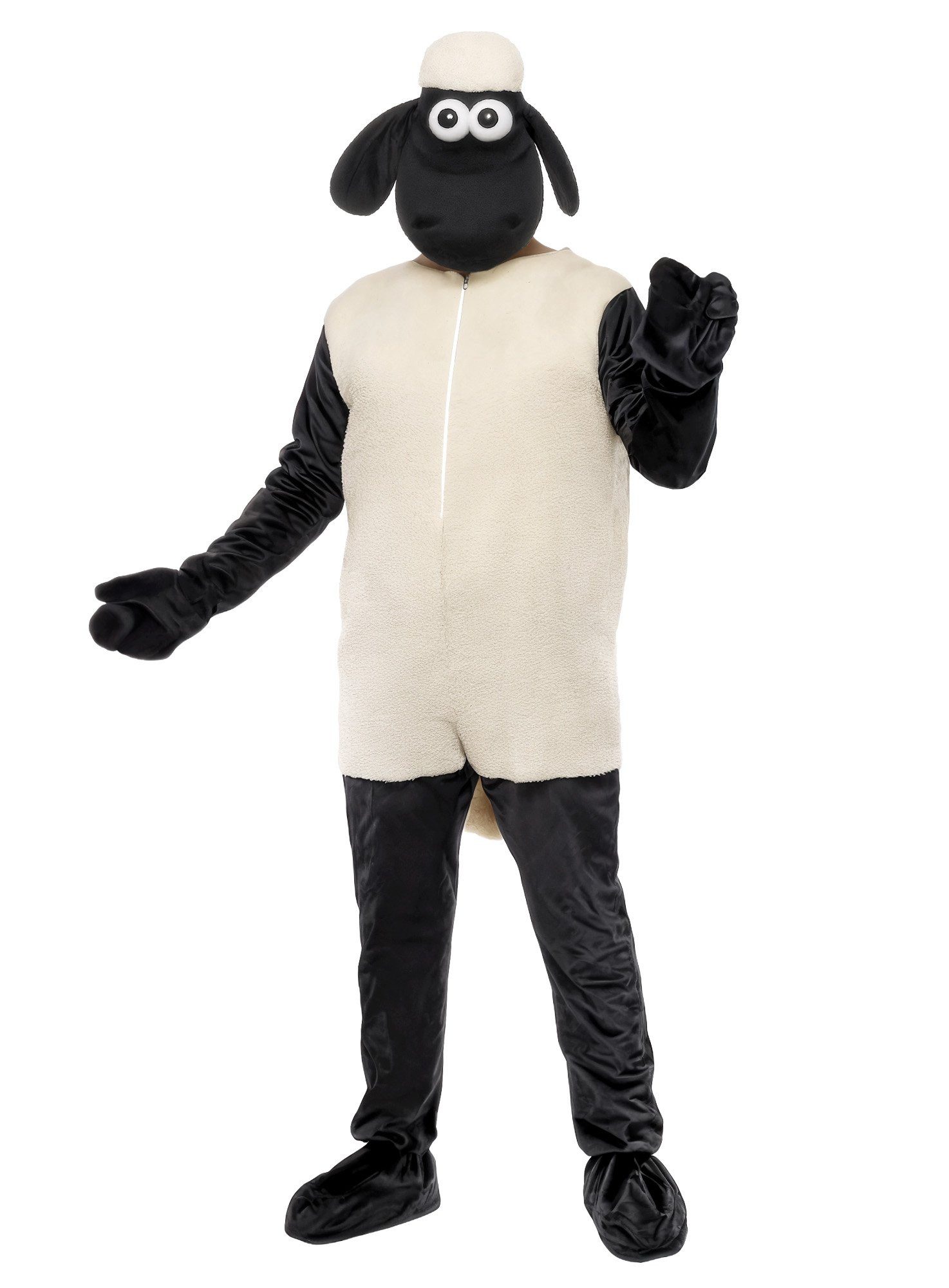 Maskworld Kostüm Shaun das Schaf Kostüm - Fasching Karnevalskostüm, Offiziell lizenziertes Shaun das Schaf Kostüm von MASKWORLD