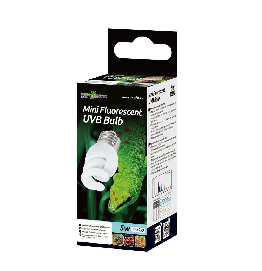 Terrarium ReptiZoo Mini 5% UVB Lampe 5 Watt (SCT5005)