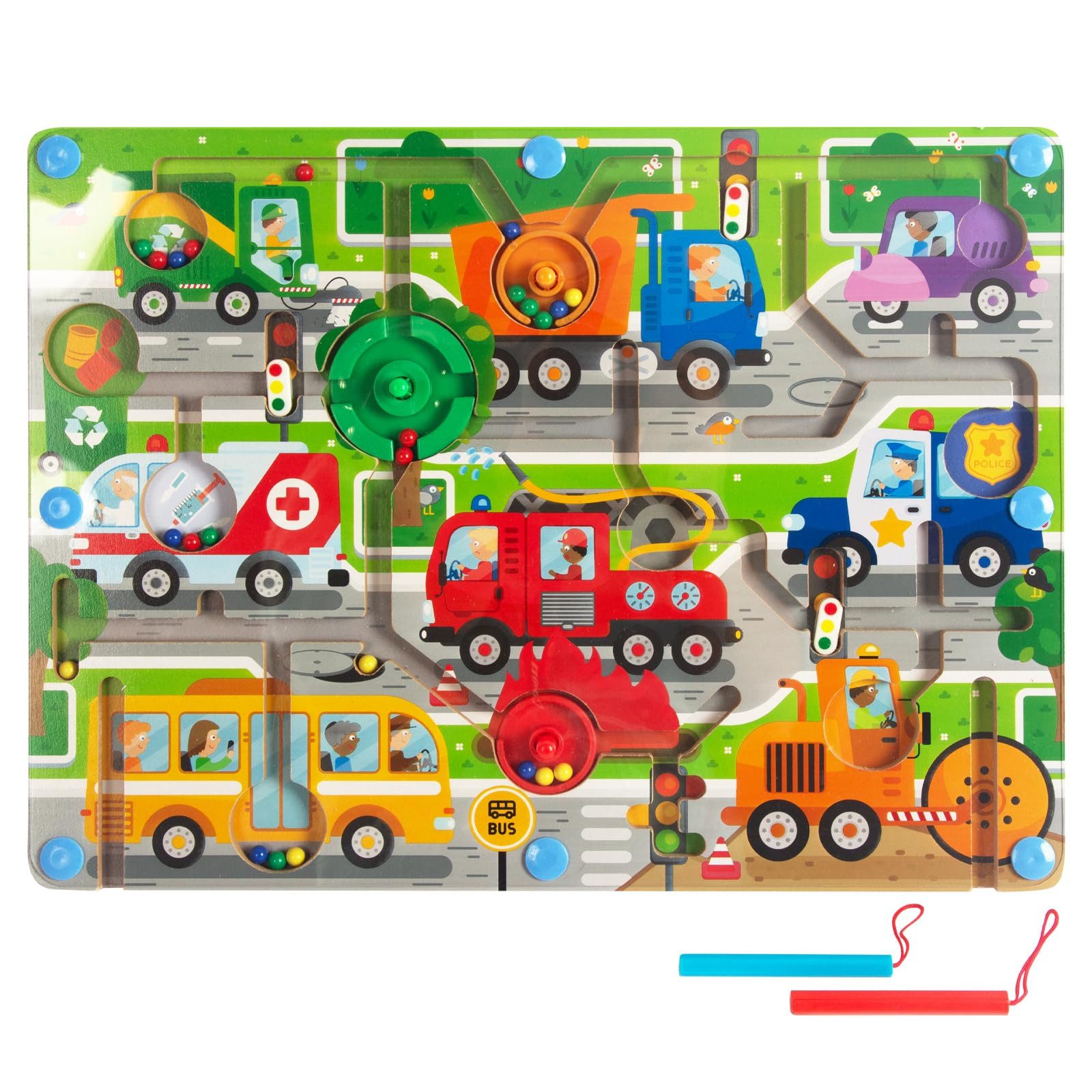 CLTYQ Lernspielzeug Montessori-Spielzeug, Magnetspiel, Perlenlabyrinth, Mag günstig online kaufen