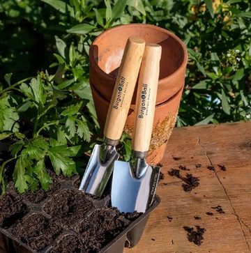 Burgon & Ball Gartenpflege-Set Werkzeug 'Mini' für Zellschalen 18 cm 2-teilig
