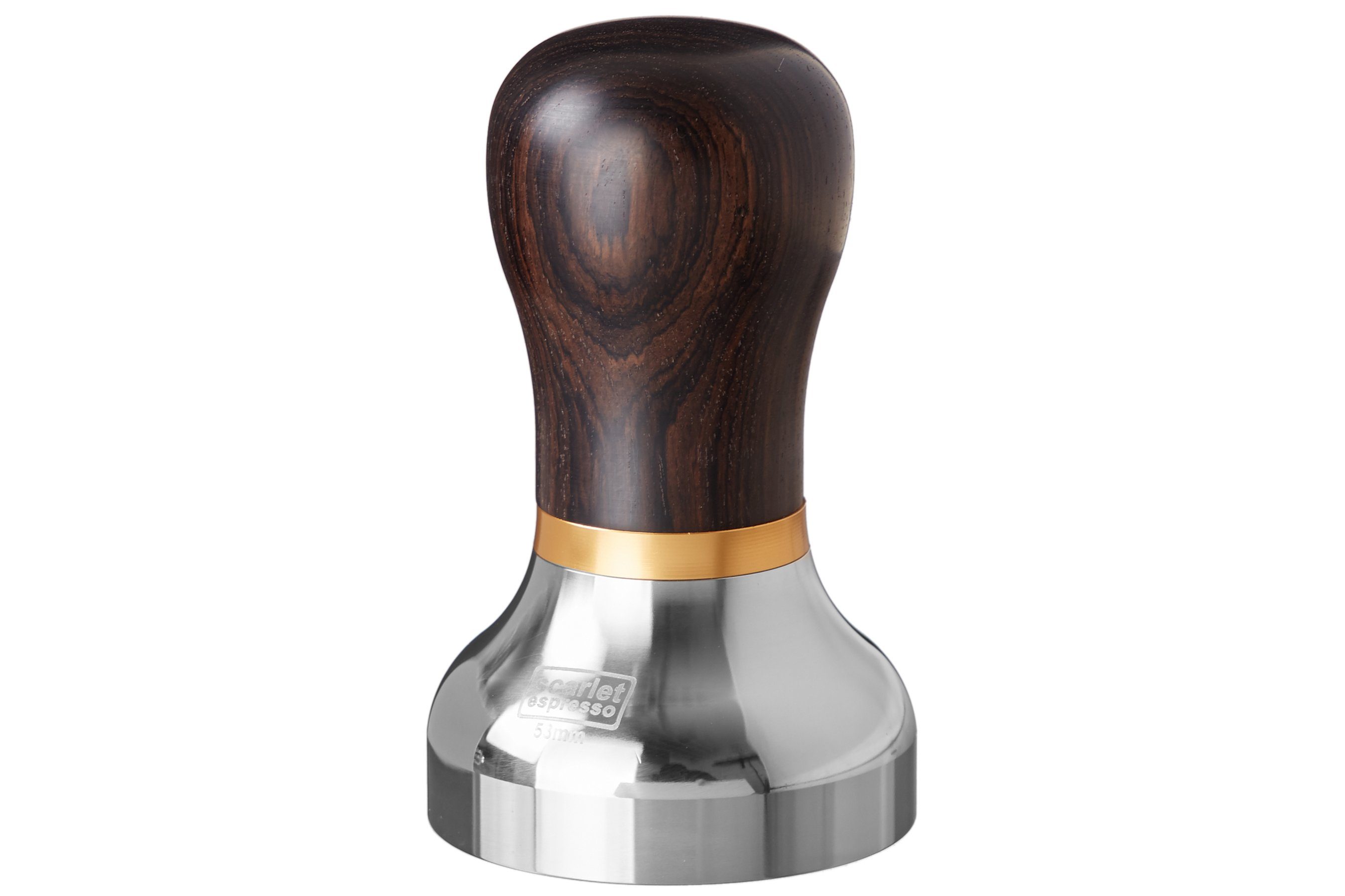 scarlet espresso Küchenmaschinen Zubehör-Set, scarlet espresso Tamper »Vittoria« Griff Edelholz mutligrößen Barista