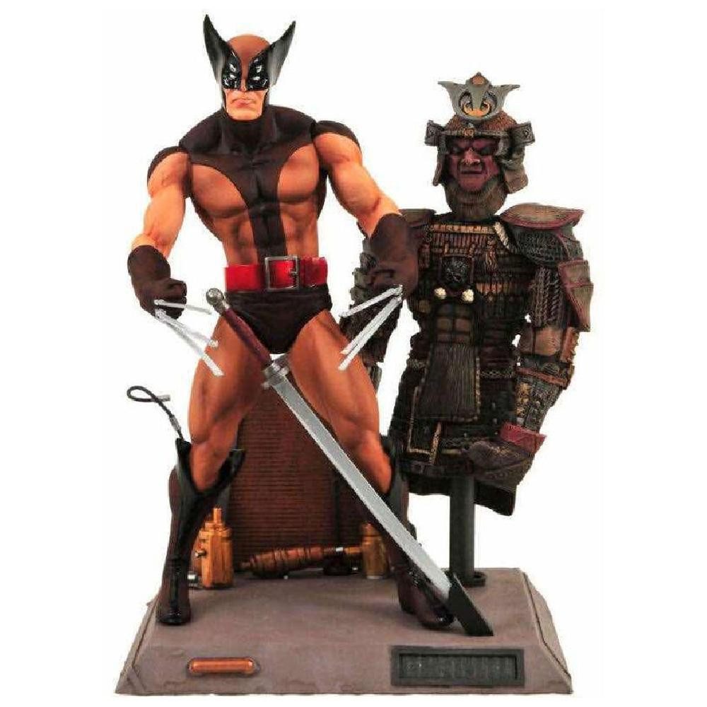 Diamond Select Toys Sammelfigur Marvel Select Brown Wolverine Figur 18cm