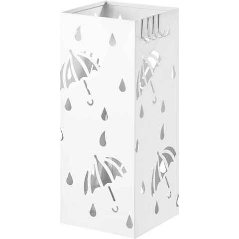 Woltu Schirmständer (1 St), Regenschirmständer mit Wasserauffangschale