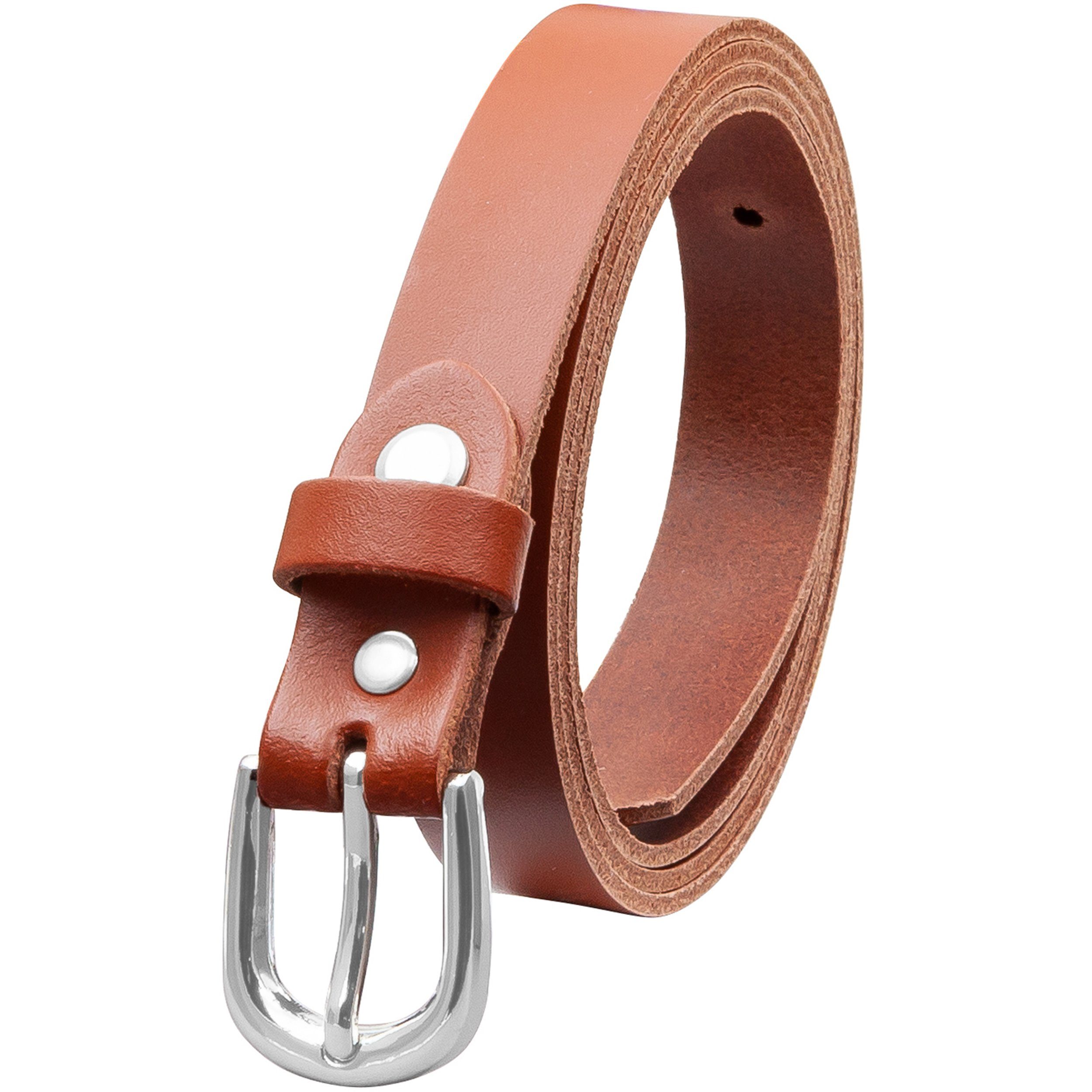 COLOGNEBELT Ledergürtel OM18-SL-Cognac MADE IN GERMANY, Cognac Kürzbar, 100 günstig online kaufen