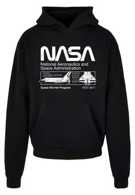 F4NT4STIC Kapuzenpullover NASA Classic Space Shuttle Herren,Premium Merch,Oversize,Kapuzenpullover,Bedruckt