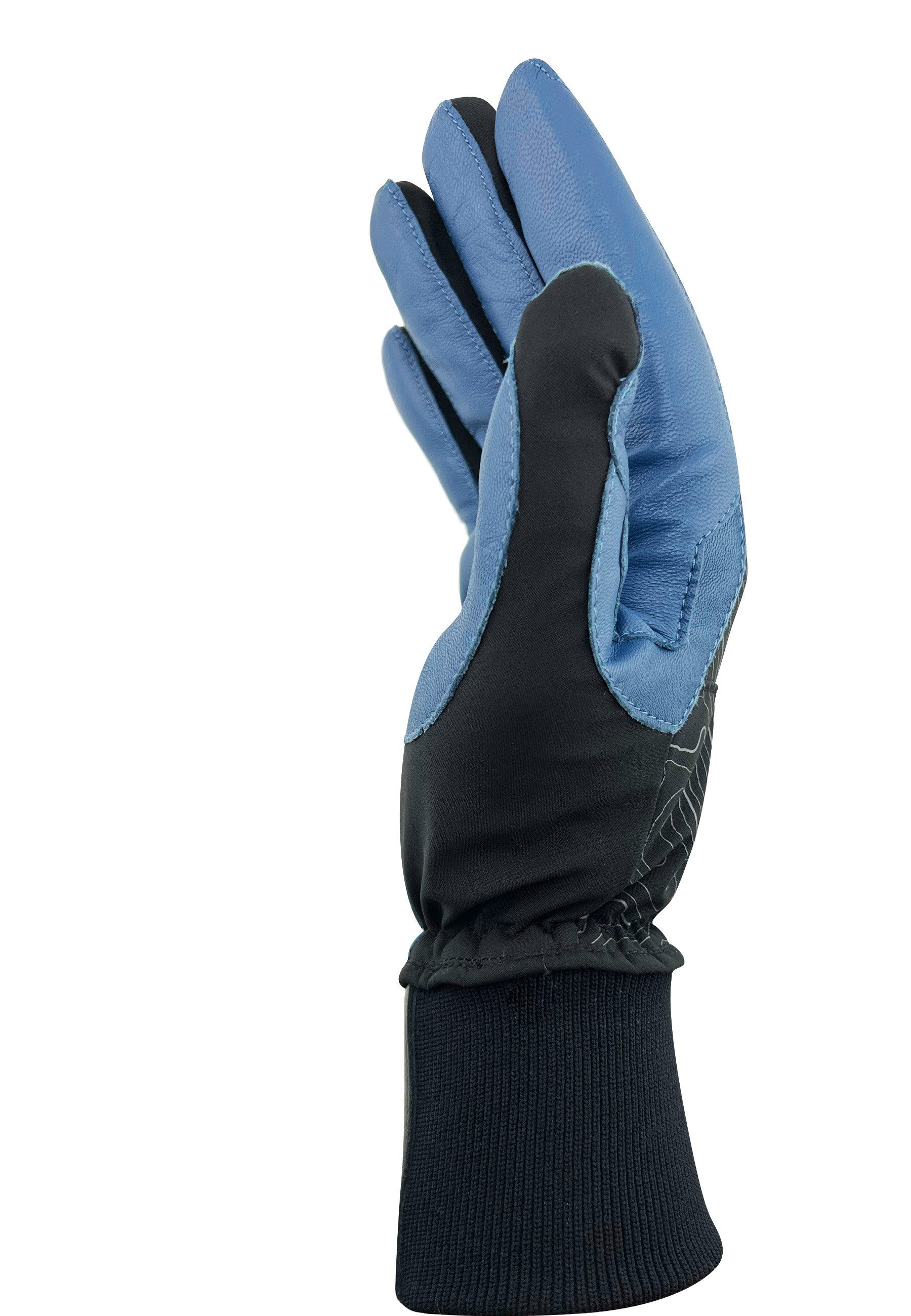 KESSLER Lederhandschuhe HAFJELL (Paar, 1-St., Handschuhe) waterproof eVent® BIO membrane, PRIMALOFT® Gold insulation