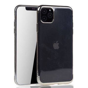 König Design Handyhülle Apple iPhone 11 Pro Max, Apple iPhone 11 Pro Max Handyhülle Bumper Backcover Silber