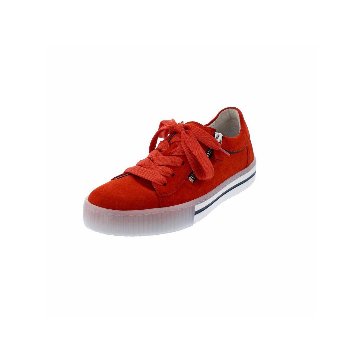 Freizeit Schnürer für Damen in rot Schnürschuh