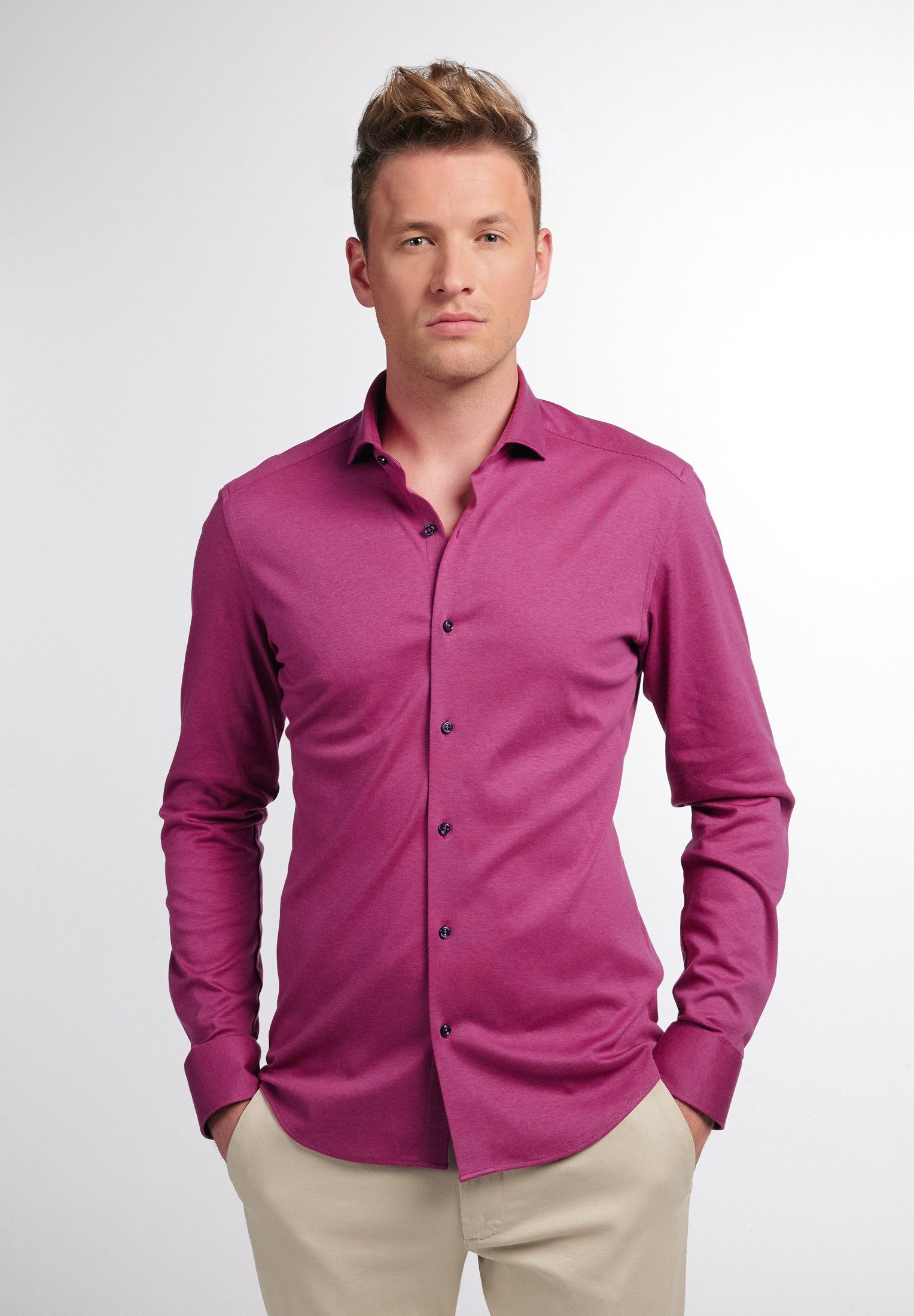 Eterna Langarmhemd SLIM FIT NON IRON günstig online kaufen