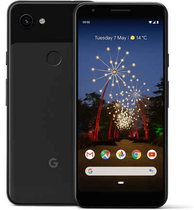 Google Pixel 3a XL G020B 64GB Just Black Smartphone Smartphone (15,24 cm/6 Zoll, 64 GB Speicherplatz, 12.2 MP Kamera, Titan M Sicherheitsmodul)