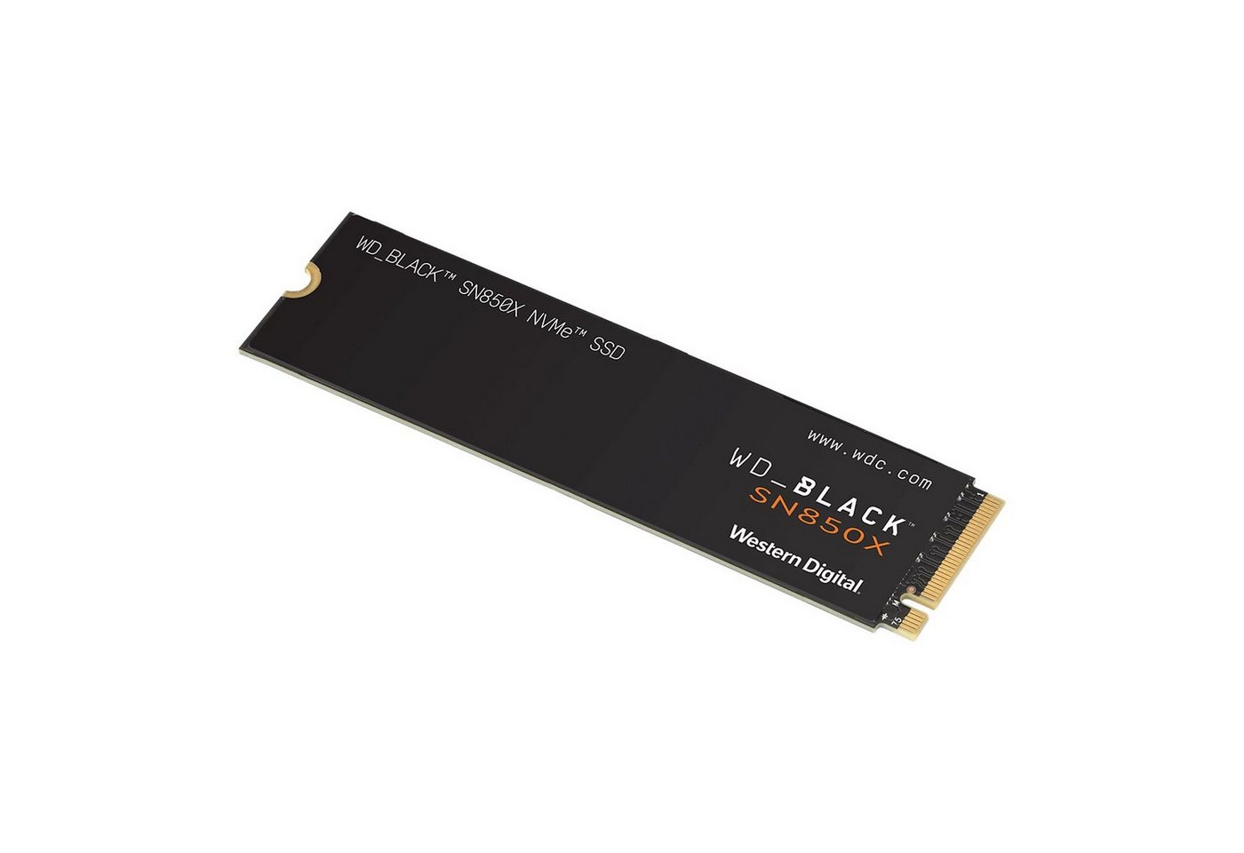 Western Digital Black SN850X NVMe SSD Fesstplatte Speicher interne Gaming-SSD (1 TB) M.2" 7300 MB/S Lesegeschwindigkeit, 6600 MB/S Schreibgeschwindigkeit