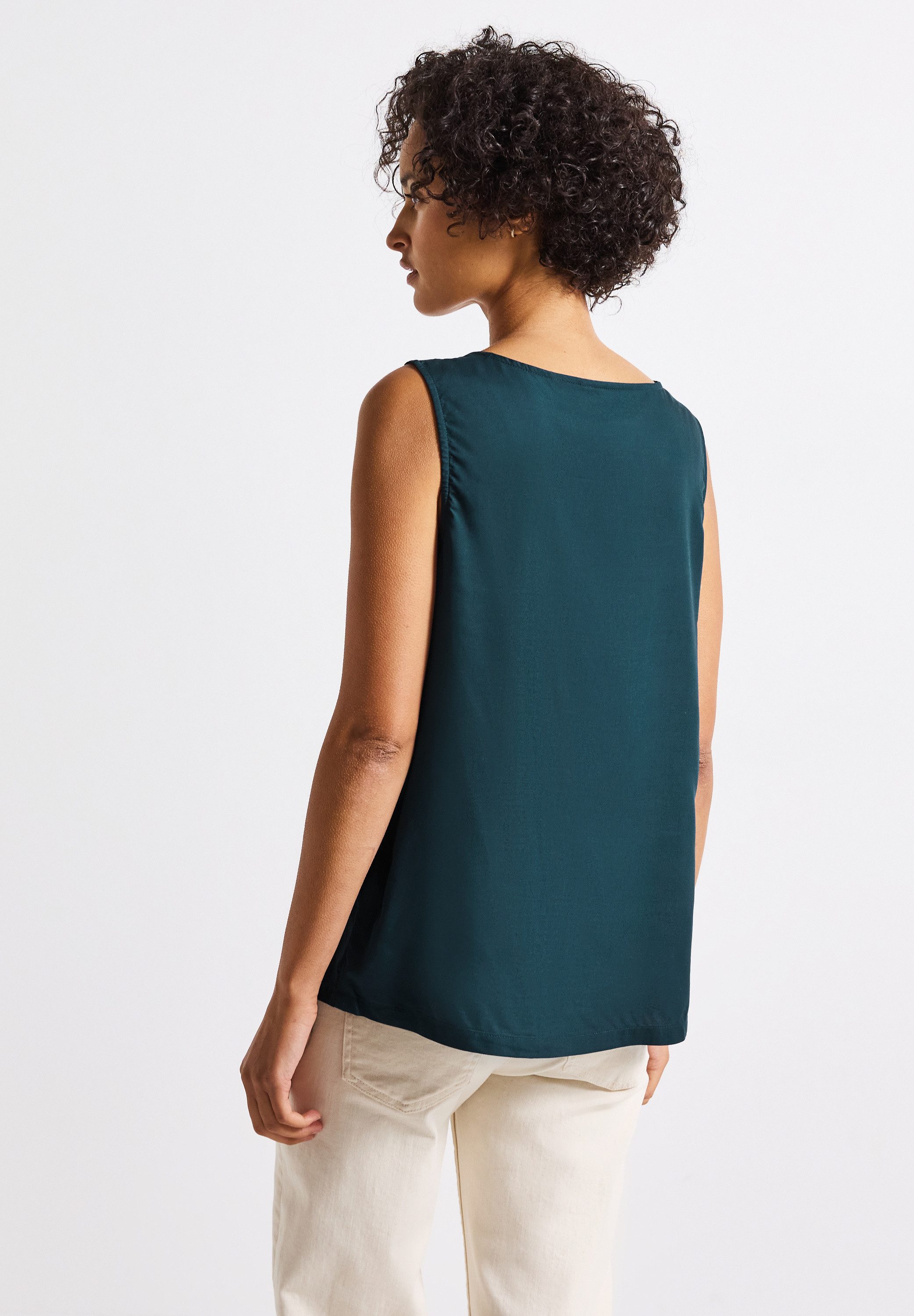 STREET ONE Blusentop mit Raffung günstig online kaufen