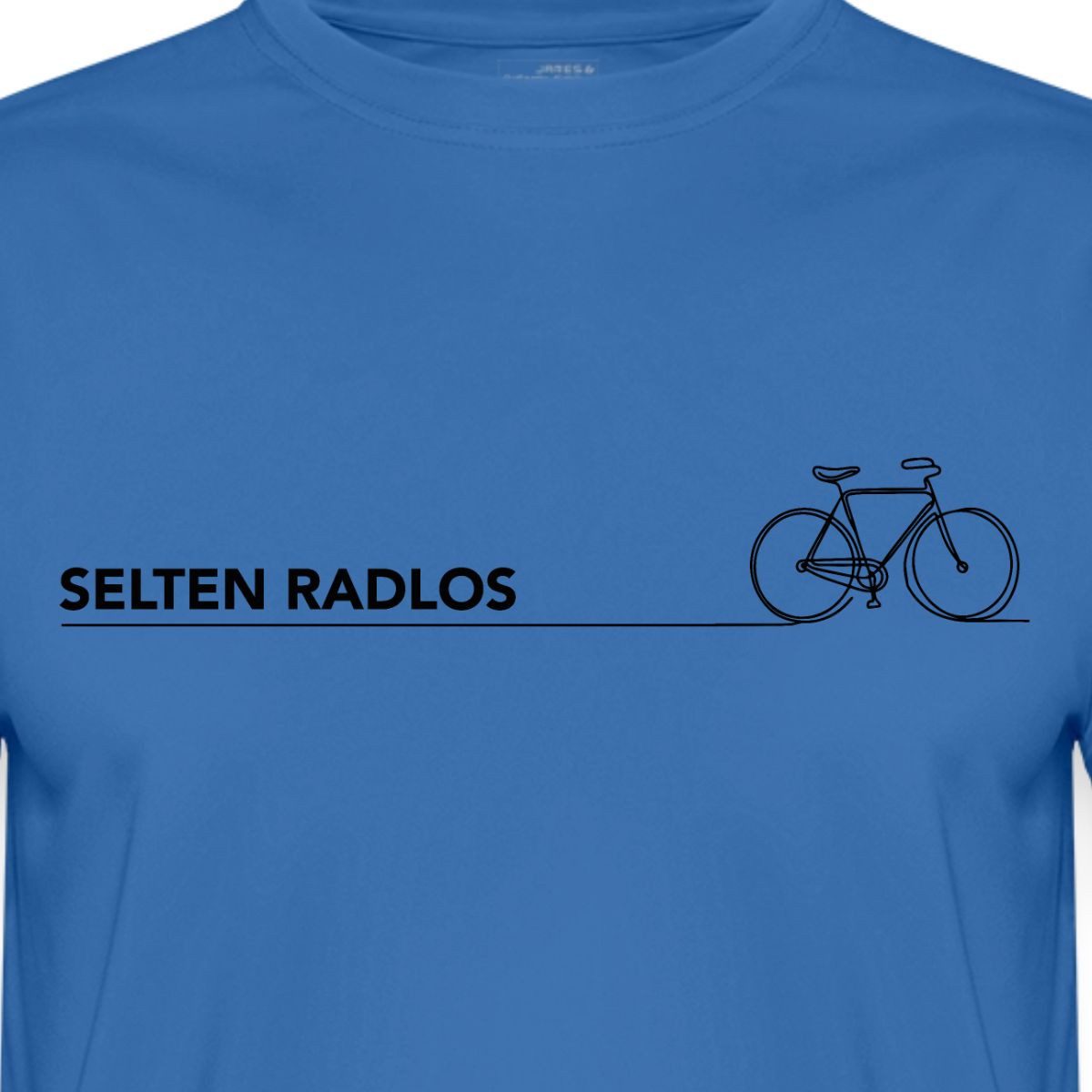 Spreadshirt Funktionsshirt Selten Radlos Minimalistisch Fahrrad Spruch Funktionsshirt Herren (1-tlg)